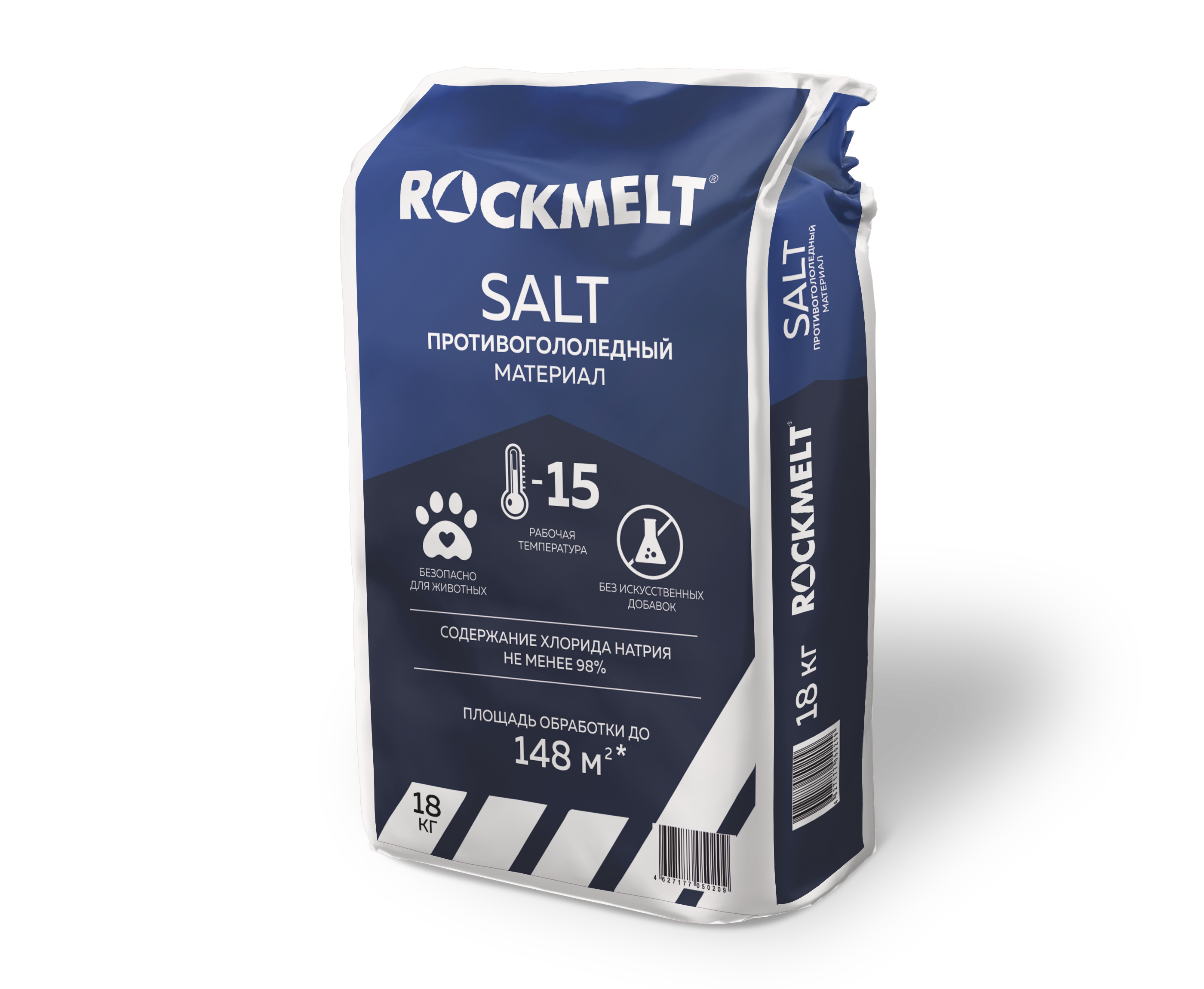 Изображение товара Противогололедный реагент Rockmelt Salt 20 кг