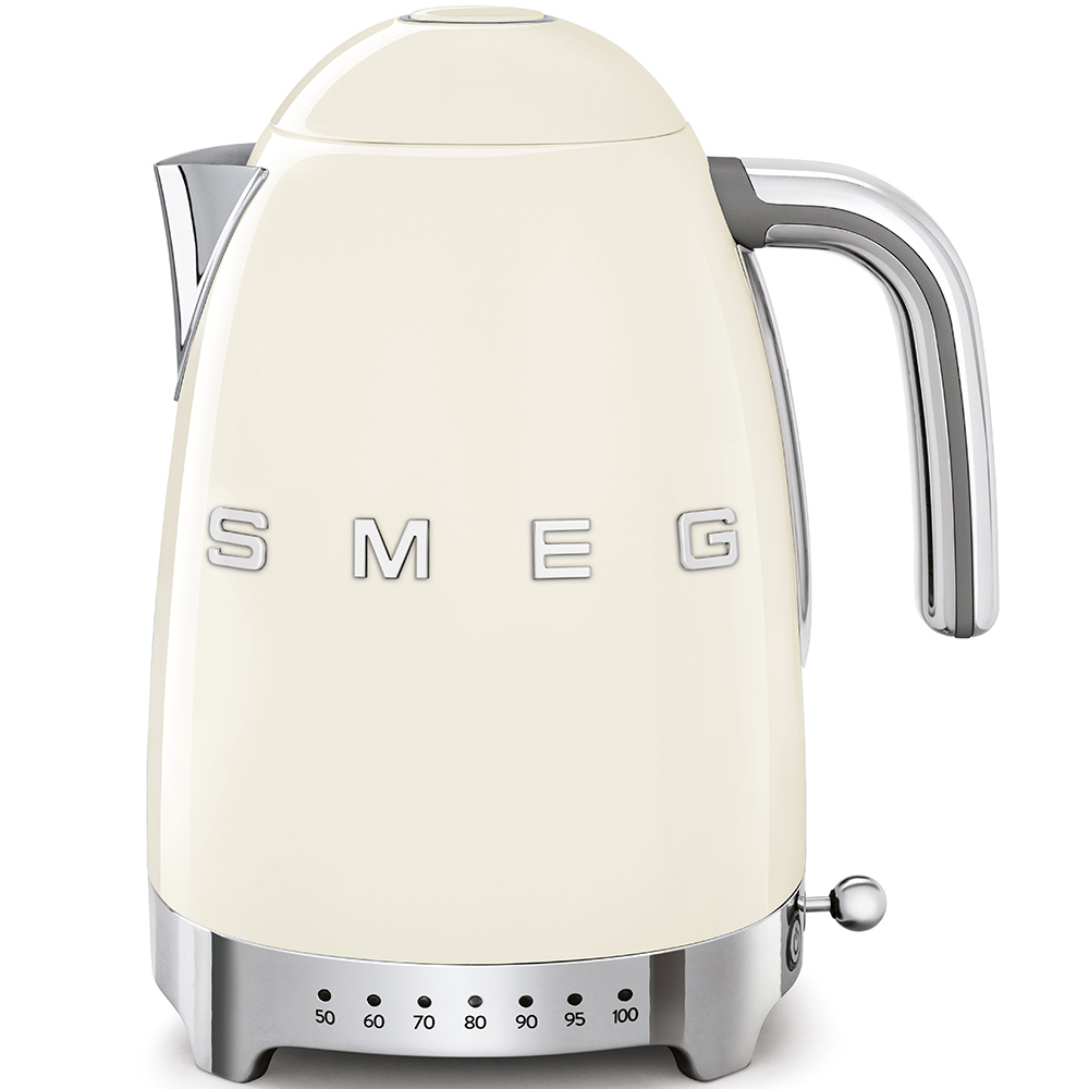 Изображение товара Электрический чайник SMEG KLF04CREU 1.7 л нержавеющая сталь кремовый дизайн