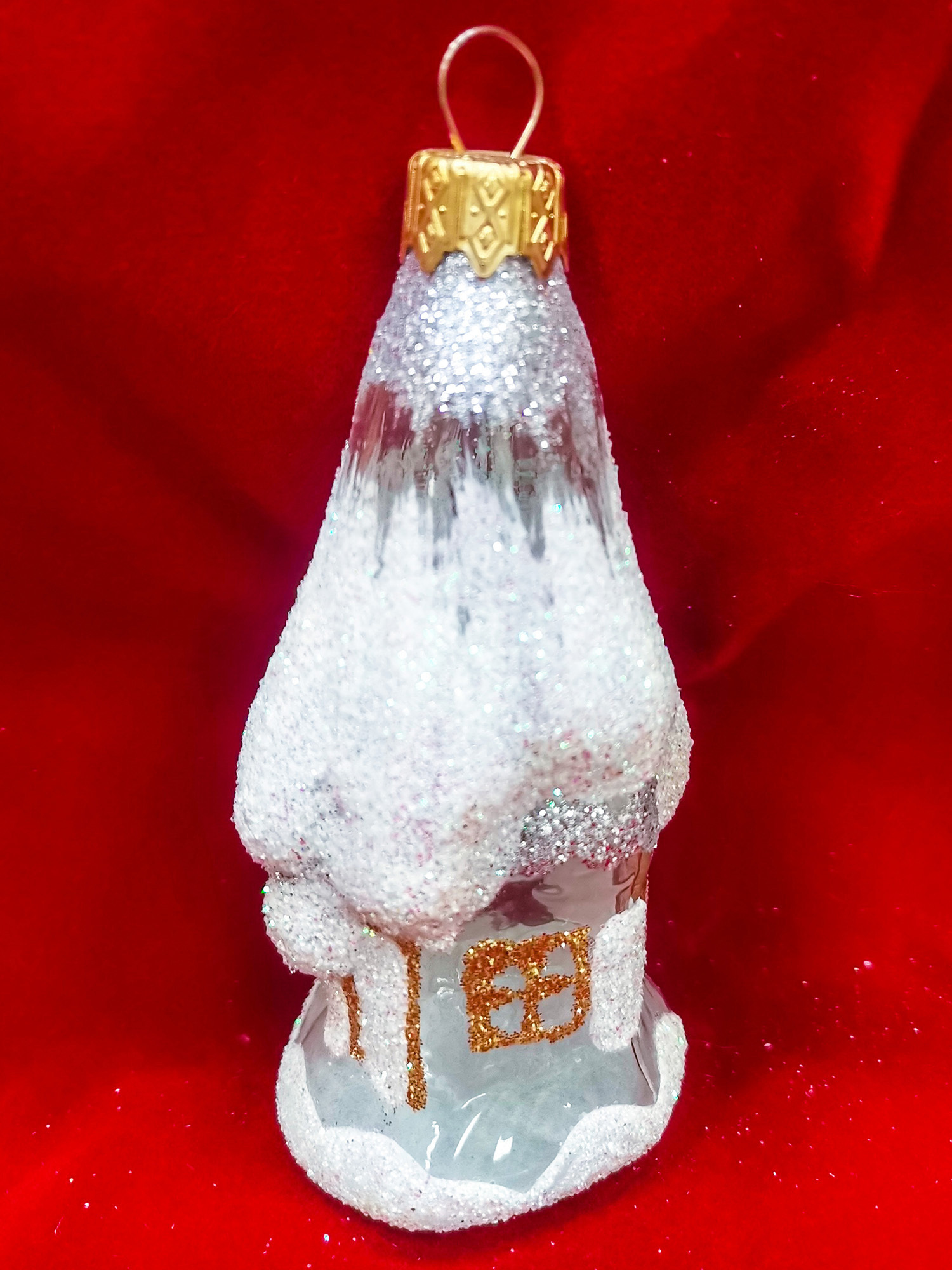 Изображение товара Елочная игрушка Домик Коломеев ФУ-6/П 10 см х 4 см разноцветный