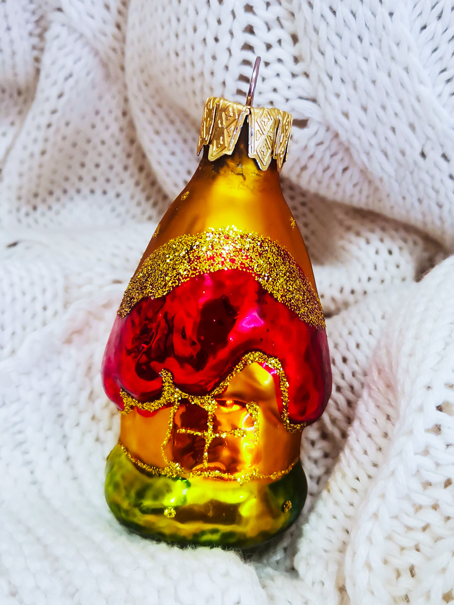 Изображение товара Елочная игрушка Домик мини Коломеев ФУ-290 7 см х 4 см разноцветный