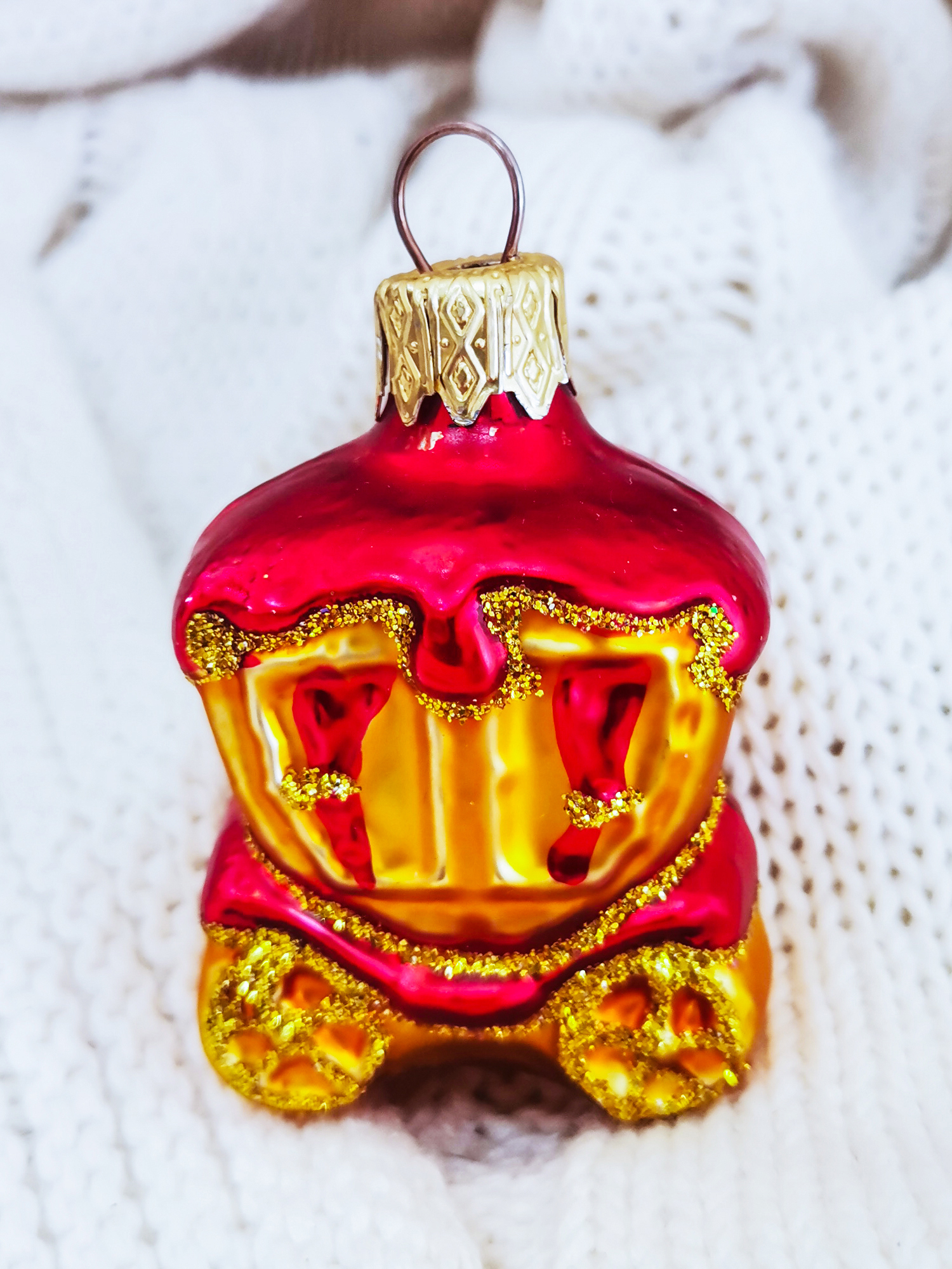 Изображение товара Ёлочная игрушка Карета Коломеев ФУ-177 6 см разноцветная в подарочной упаковке