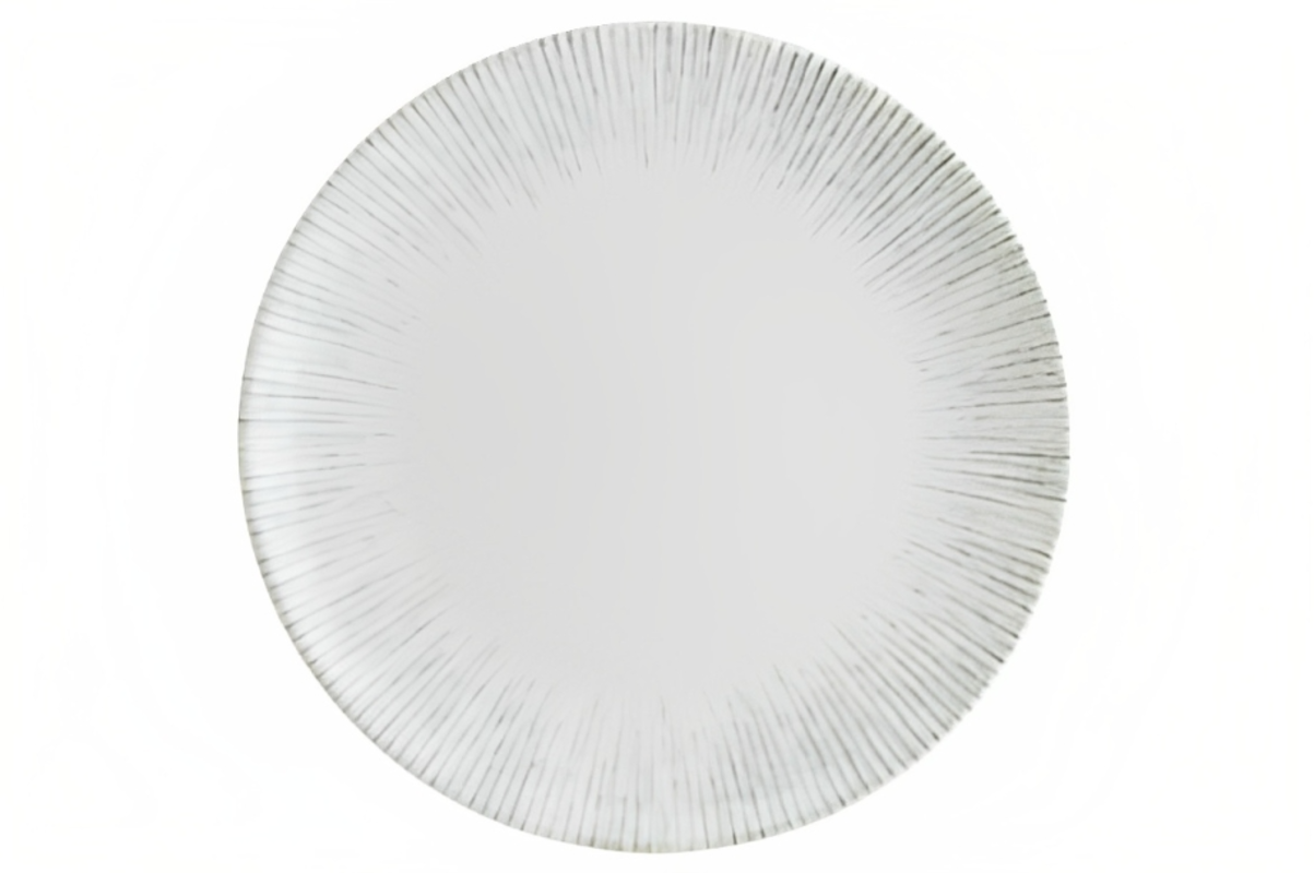 Изображение товара Тарелка 23 см Bonna Iris Grey 4 предмета 4 персоны фарфор цвет серый