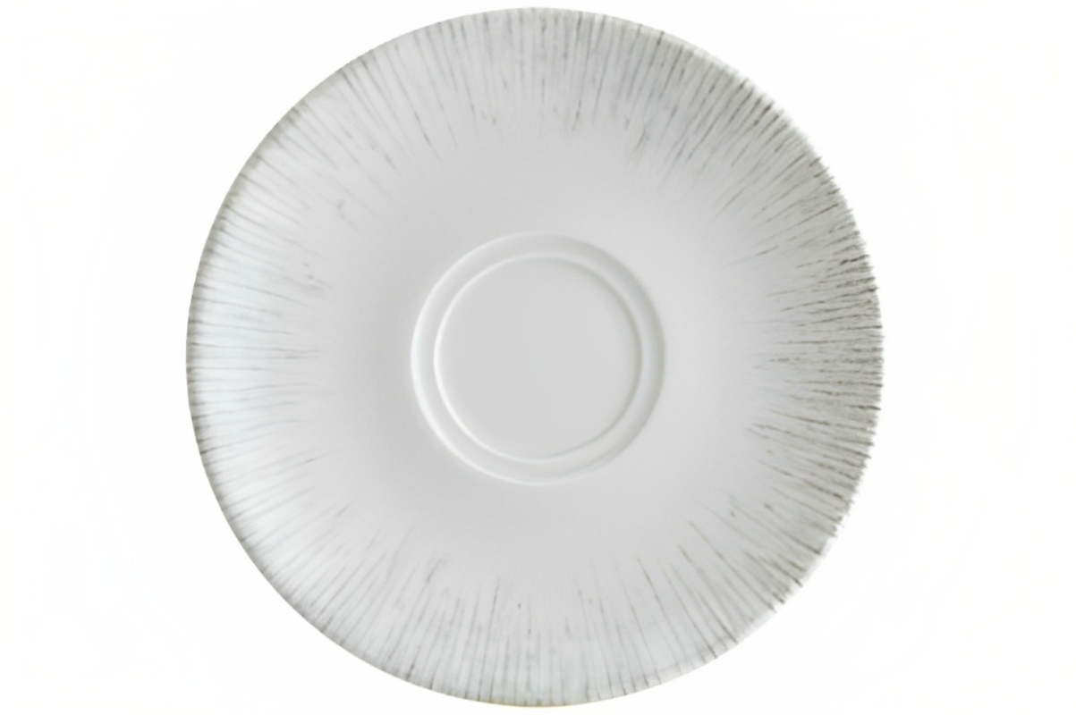 Изображение товара Набор блюдец Bonna Iris Grey 6 предметов фарфор серый для сервировки стола