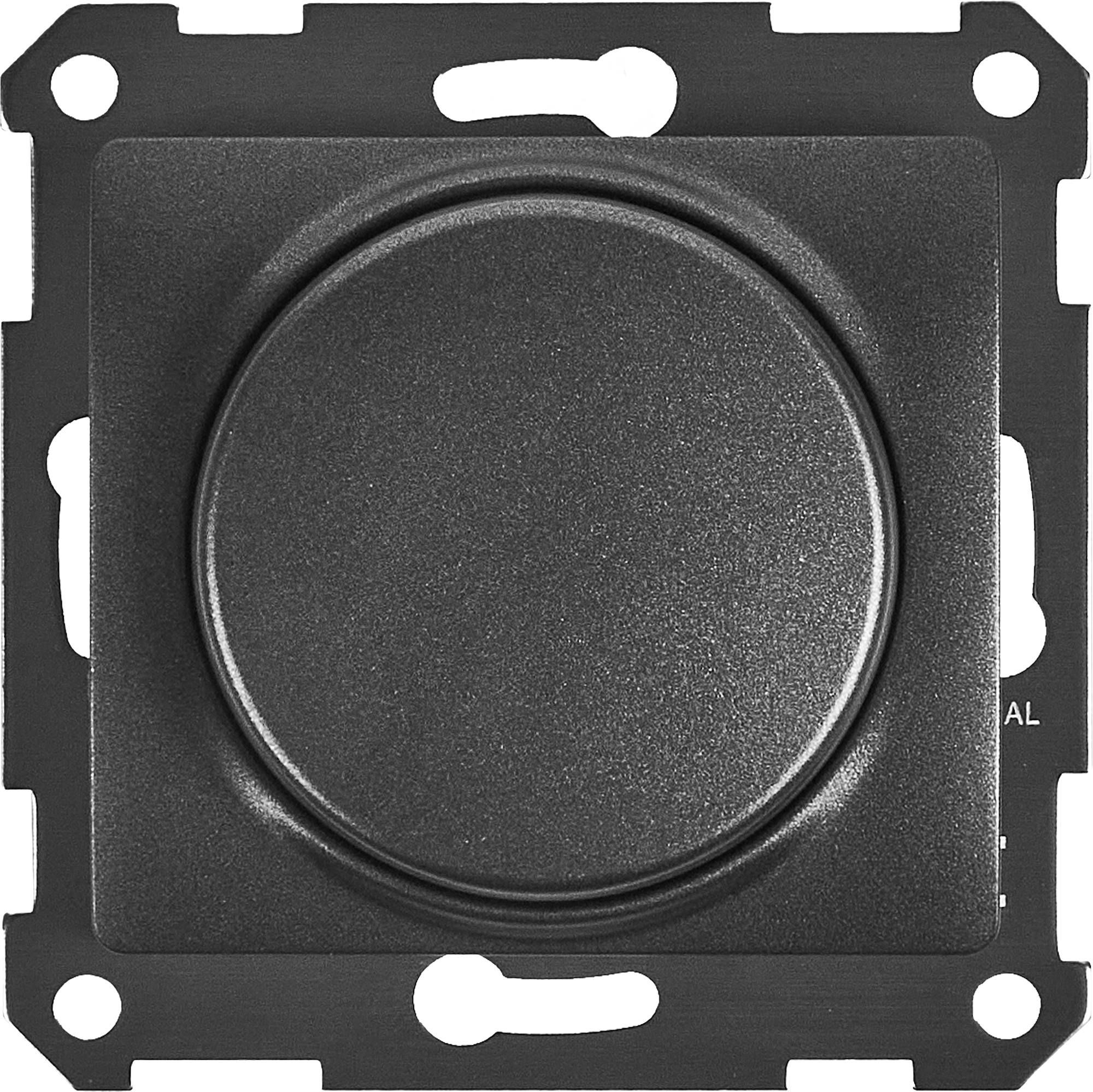 Диммер встраиваемый Systeme Electric Glossa 400 Вт цвет графит