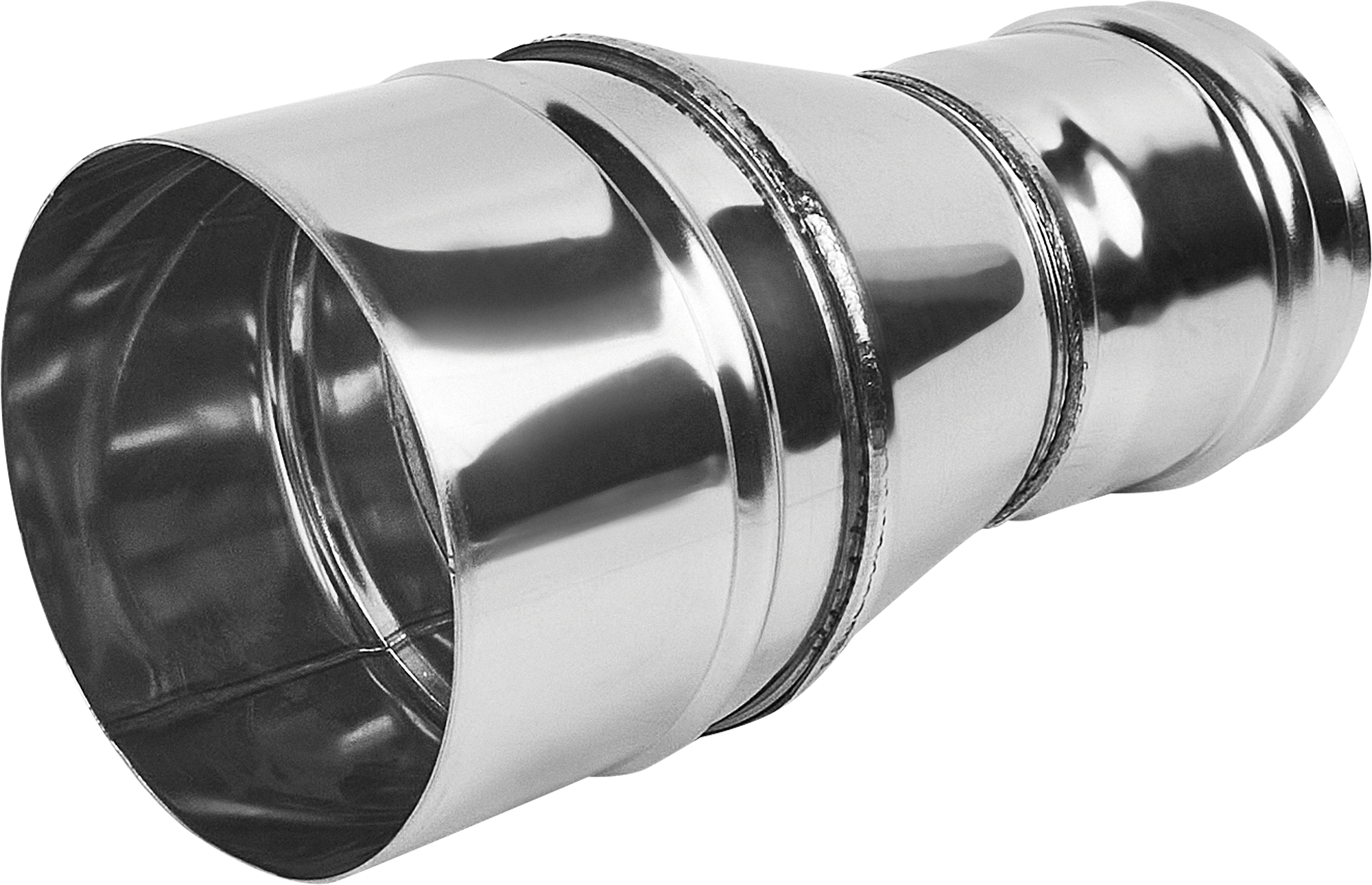 Изображение товара Переходник для дымохода D110 220x110 мм из нержавеющей стали AISI 430