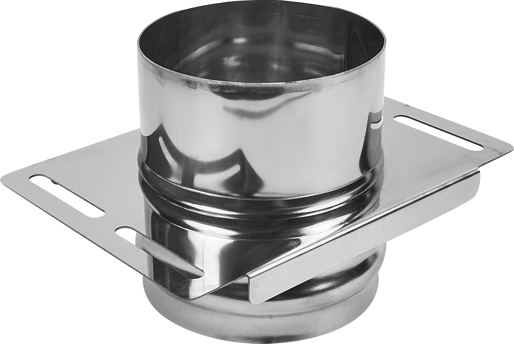 Изображение товара Монтажная площадка для дымохода D110 125x200 мм из нержавеющей стали