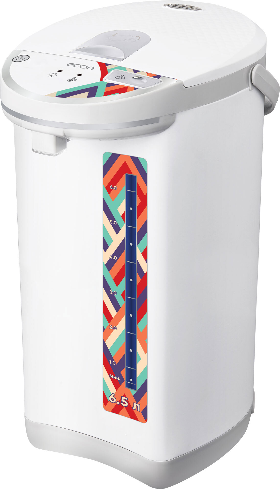 Изображение товара Термопот Econ Eco-620tp 6.5 л пластик цвет белый
