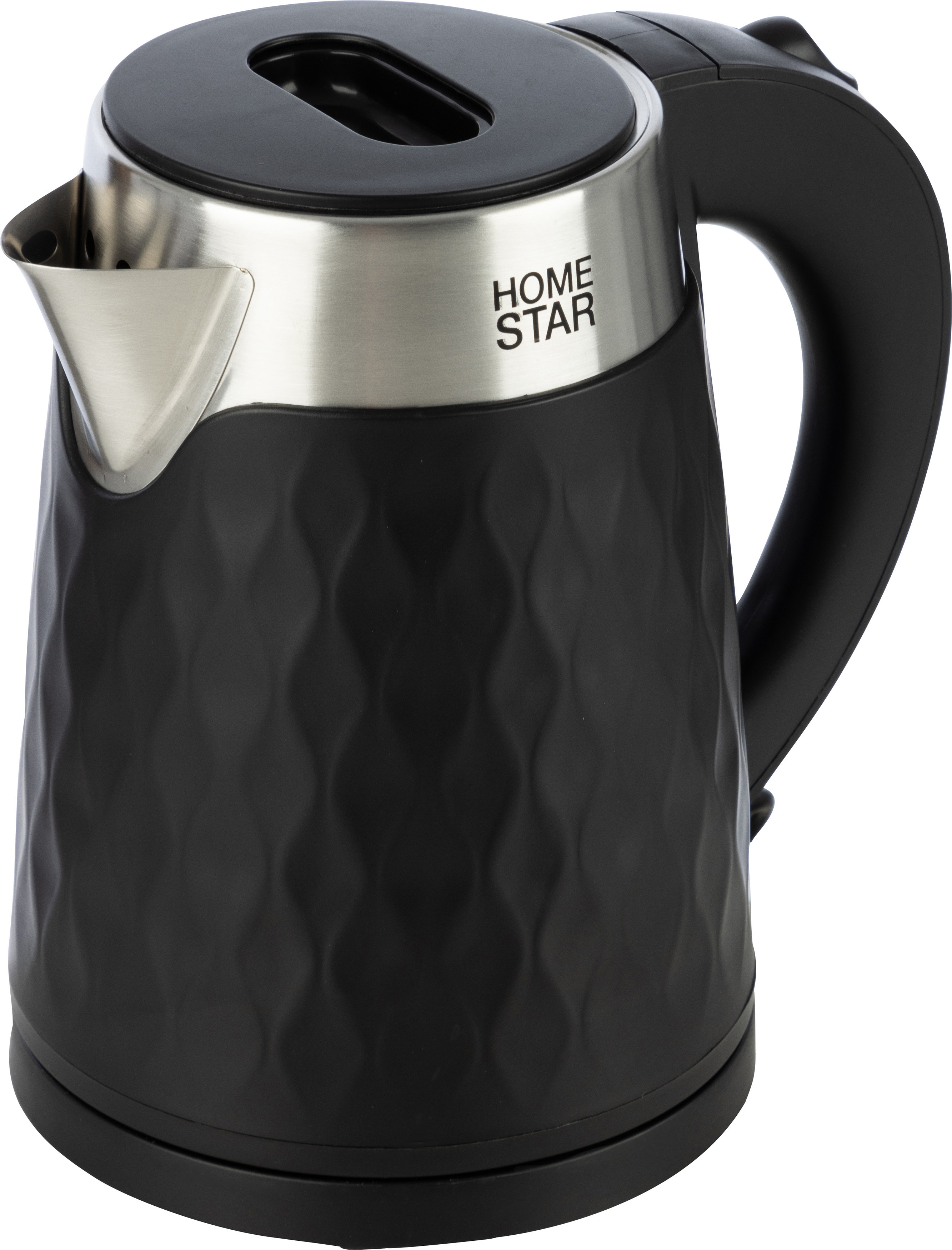 Изображение товара Электрический чайник HOMESTAR HS-1021 1.7 л двойная стенка черный металл