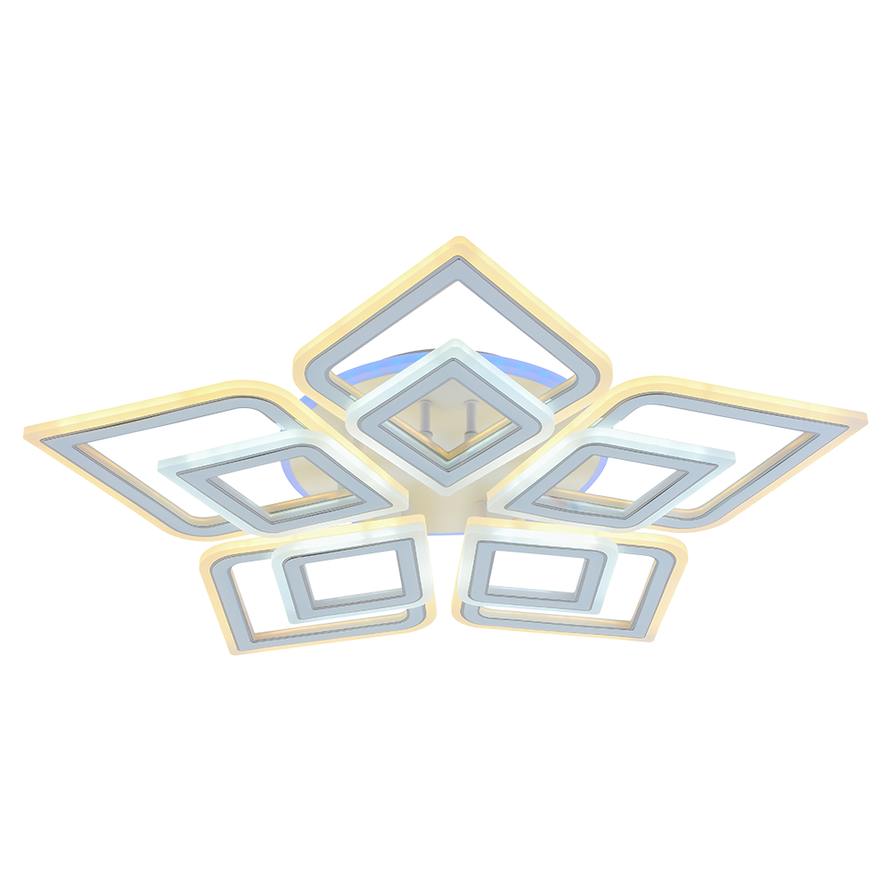 Изображение товара Люстра потолочная светодиодная Profit Light 8464/5C WHT с пультом управления