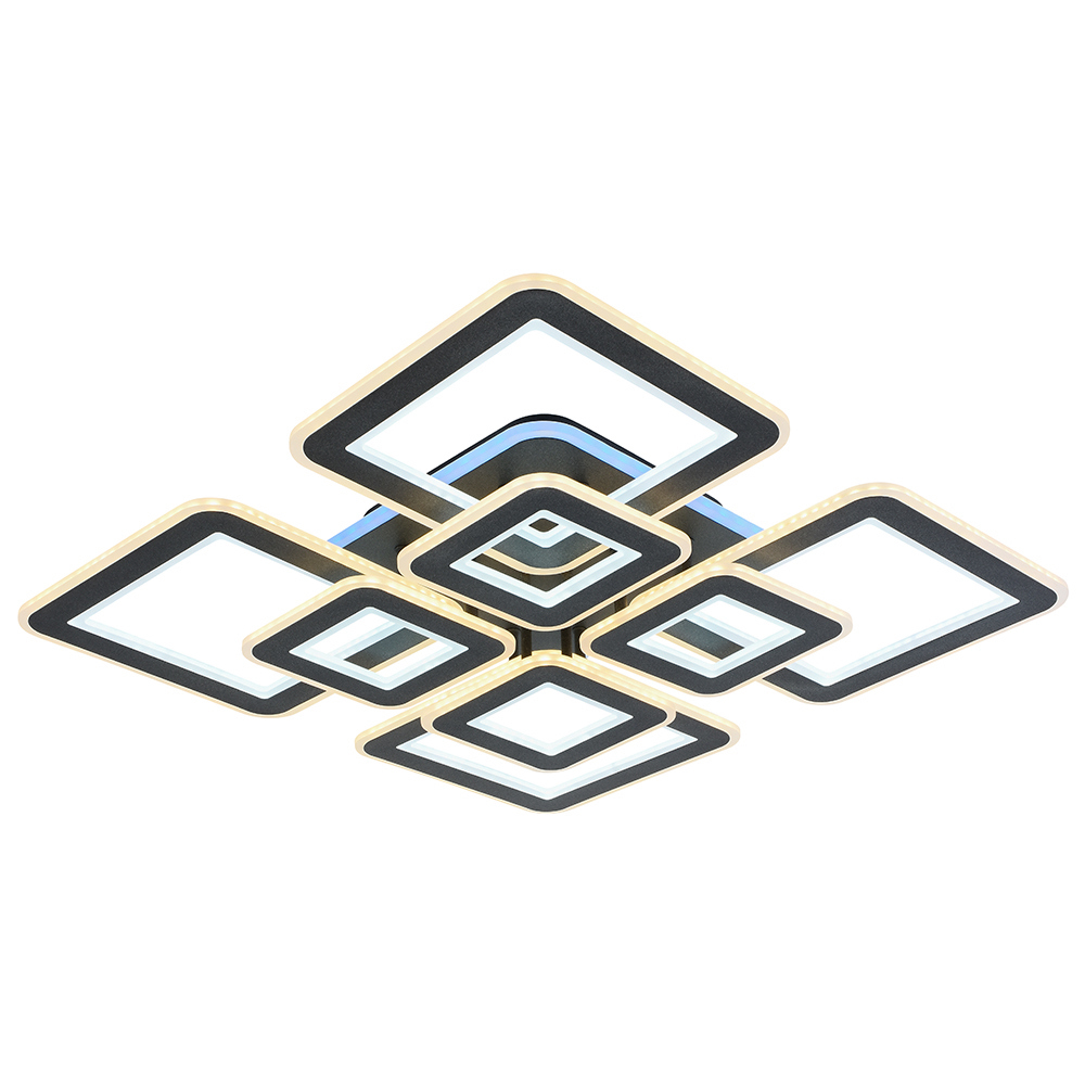 Изображение товара Люстра потолочная светодиодная Profit Light 8882/4+4B GRP белый свет регулируемый пульт