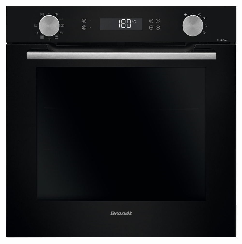 Изображение товара Электрический встраиваемый духовой шкаф Brandt BOP7544B 59.2x59.6x54.4 см цвет черный металлик