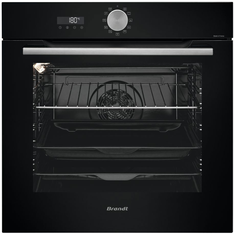 Изображение товара Электрический встраиваемый духовой шкаф Brandt BOP7533B 59.2x59.6x54.4 см цвет черный металлик