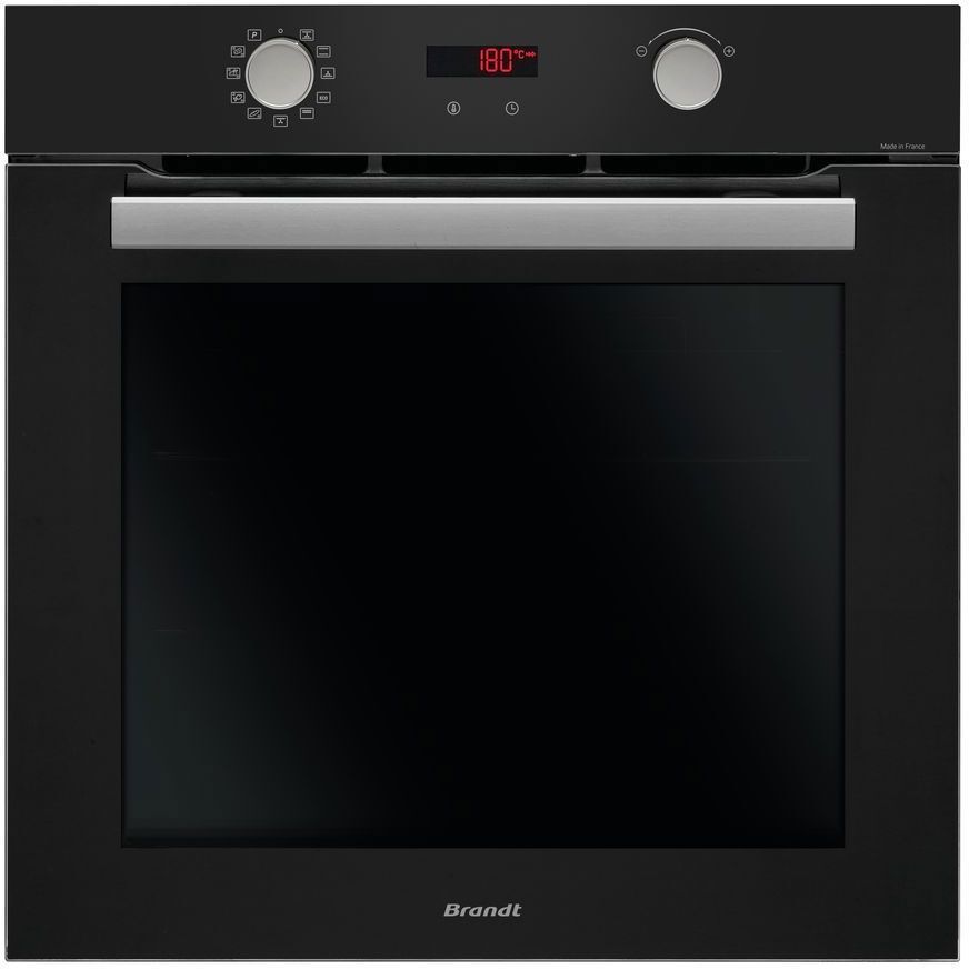 Изображение товара Электрический встраиваемый духовой шкаф Brandt BOP2112B 67л черный с пиролизом