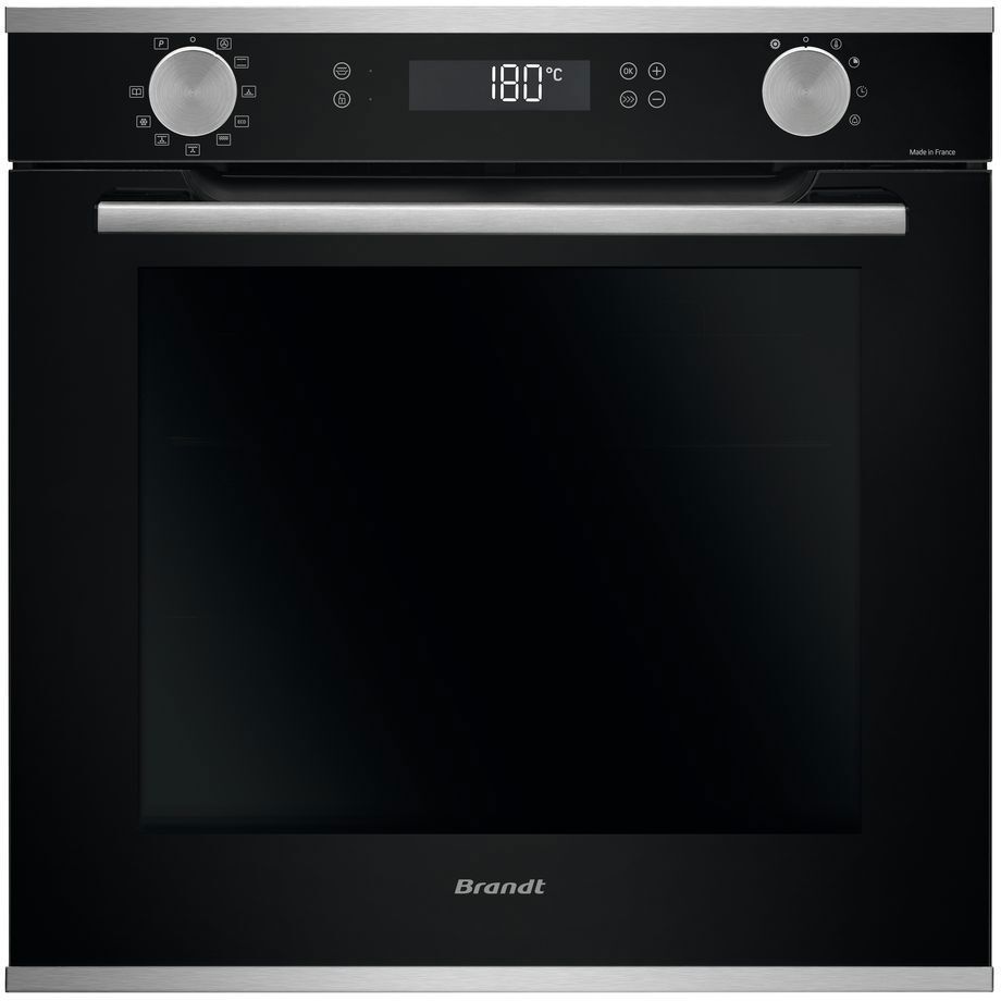 Изображение товара Электрический встраиваемый духовой шкаф Brandt BOP7544LX 59.2x59.6x54.4 см цвет черный металлик