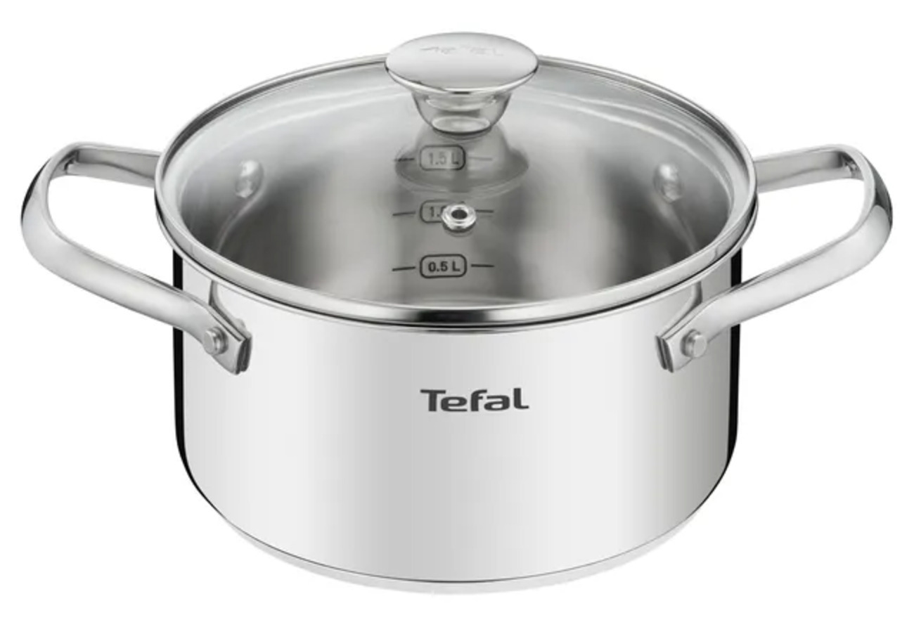 Изображение товара Кастрюля с крышкой 2.2 л Tefal B9214374 нержавеющая сталь цвет нержавеющая сталь
