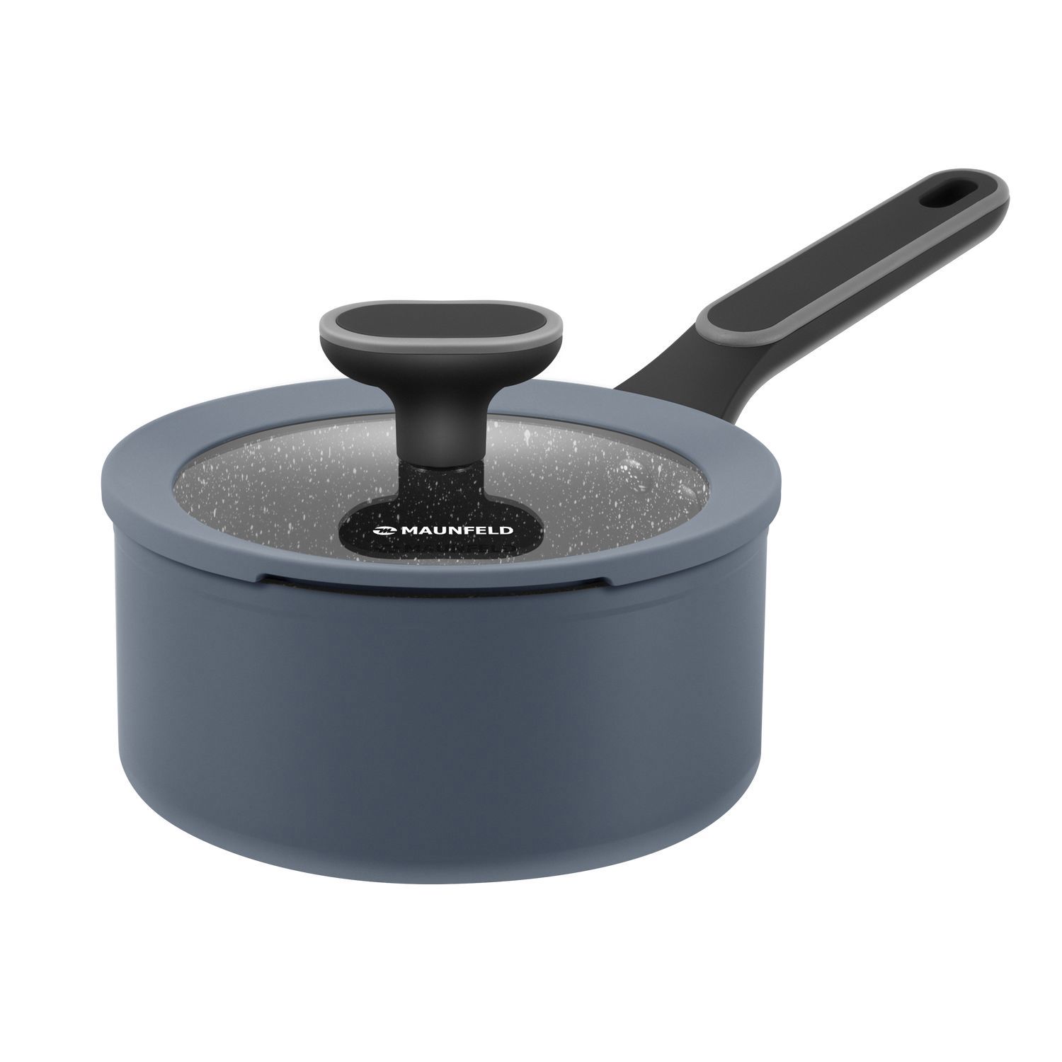 Изображение товара Ковш кухонный с крышкой 1.5 л Maunfeld Frida графитовый