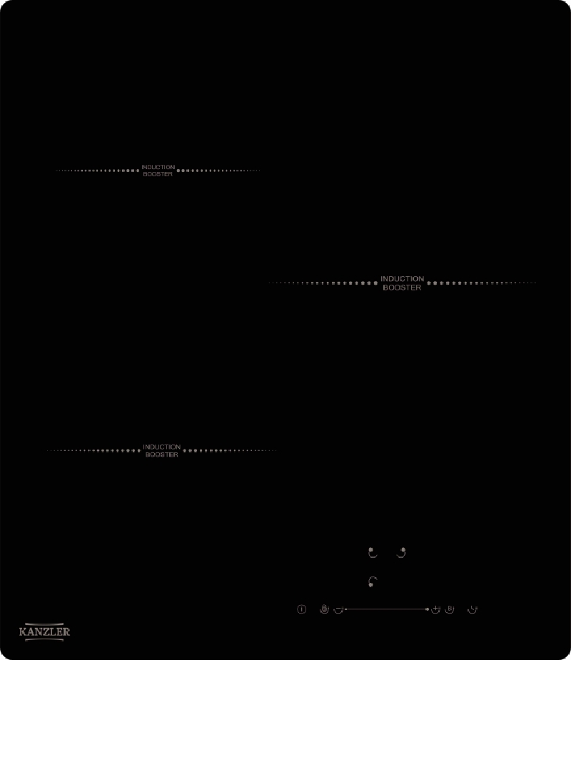 Изображение товара Индукционная варочная панель Kanzler KI 014 S 45 см 3 конфорки цвет черный Изображение товара Индукционная варочная панель Kanzler KI 014 S 45 см 3 конфорки цвет черный