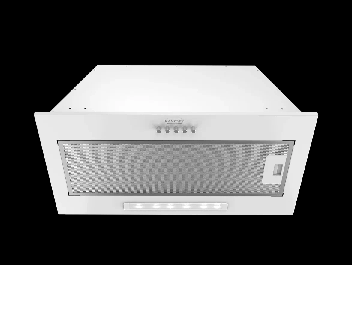 Изображение товара Встраиваемая вытяжка Kanzler D 515 W 52 см белая металлическая