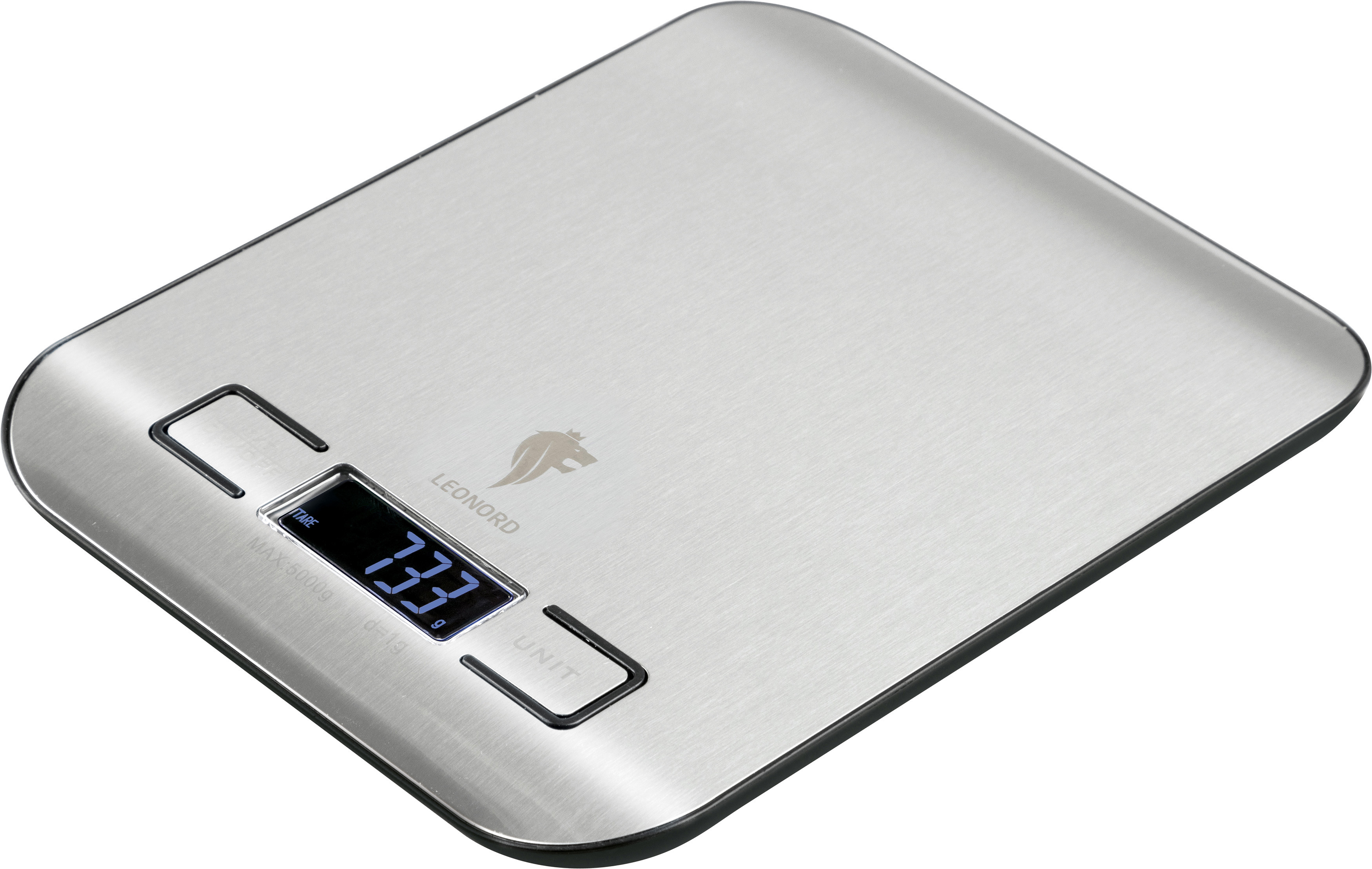Изображение товара Электронные весы Leonord 104930 нагрузка до 5 кг цвет серебристый
