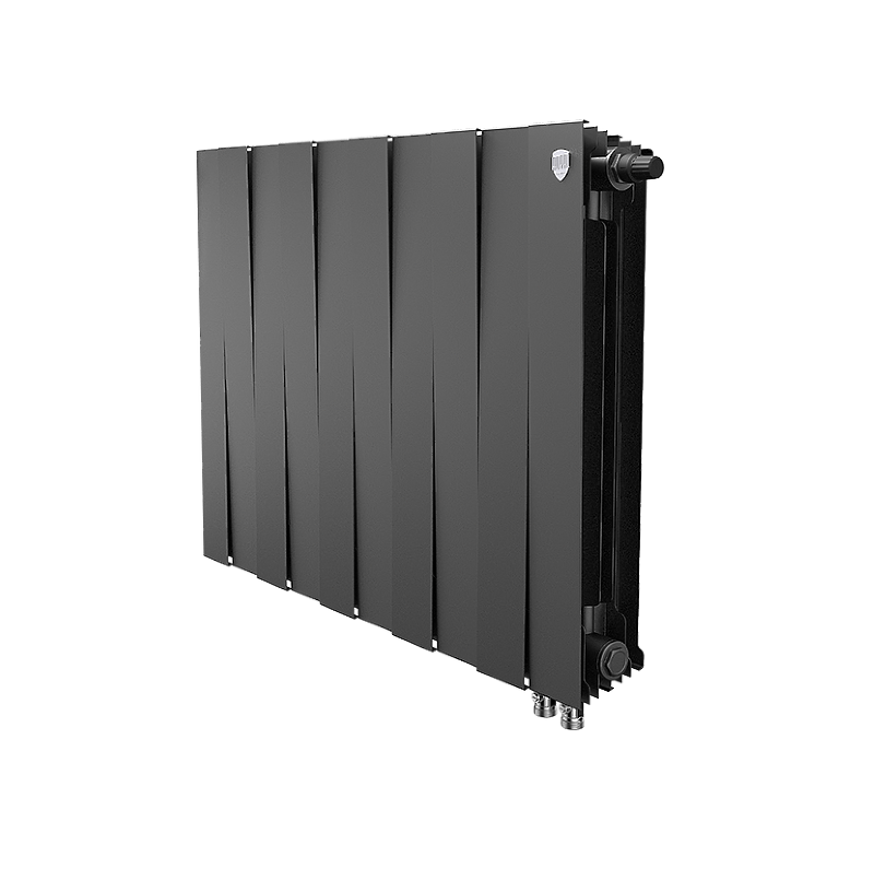 Изображение товара Радиатор Royal thermo PianoForte 500 10 секций нижнее подключение биметалл черный