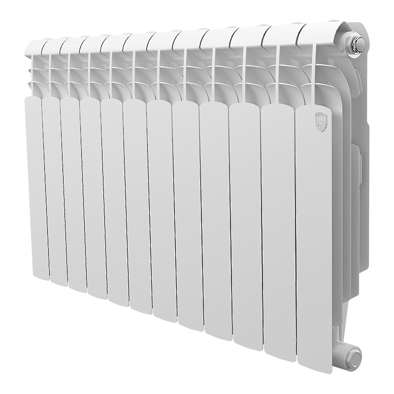 Изображение товара Радиатор Royal thermo Vittoria Super 500 13 секций боковое подключение биметалл белый