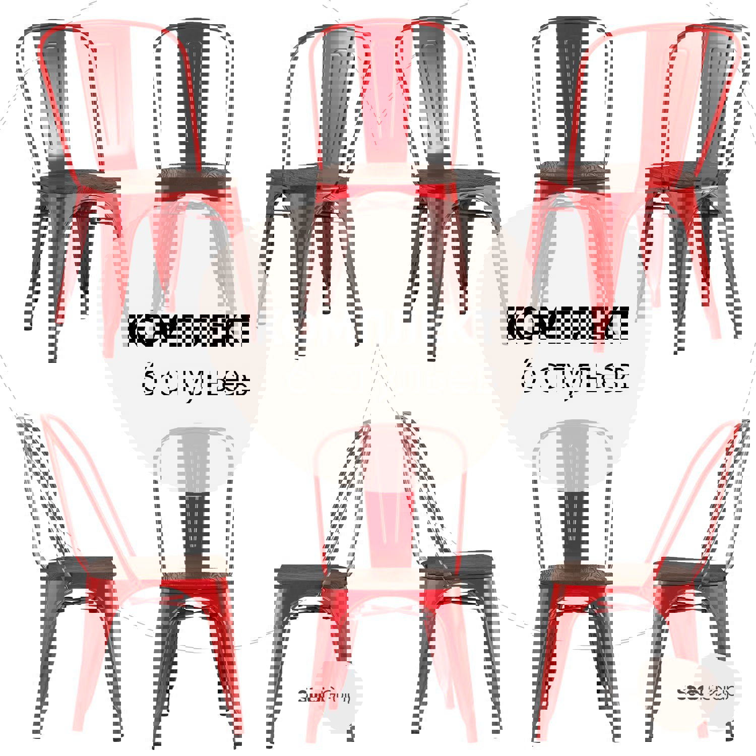 Изображение товара Стул кухонный Стул груп Anji Bohao Furniture Co. Ltd 84x51x45 см дерево цвет красный YD-H440B-W LG-03 Box