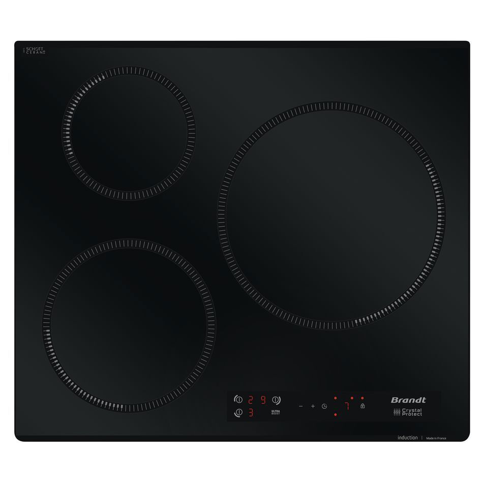 Изображение товара Индукционная варочная панель Brandt BPI2638UB 58 см 4 конфорки черная