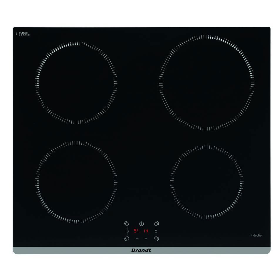 Изображение товара Индукционная варочная панель Brandt BPI6464B 59 см 4 конфорки цвет черный