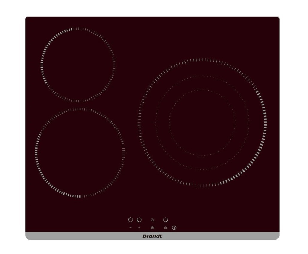 Изображение товара Индукционная варочная панель Brandt BPV6322B 58 см 3 конфорки черный