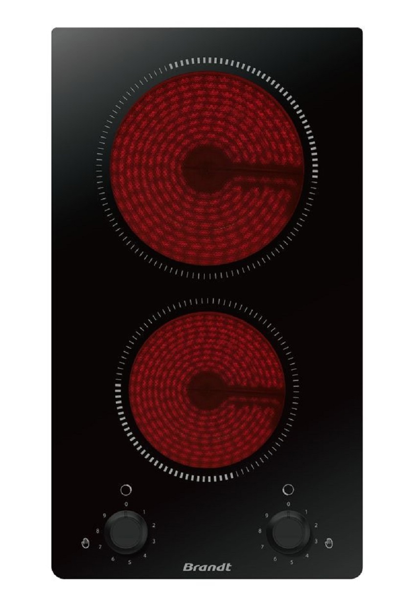 Изображение товара Индукционная варочная панель Brandt BPV6210B 2 конфорки черная компактная