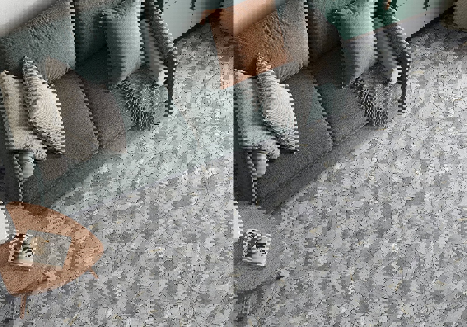 Изображение товара Керамогранит Alma ceramica SAHARA 60x60 см белый 1.8 м² для пола стен