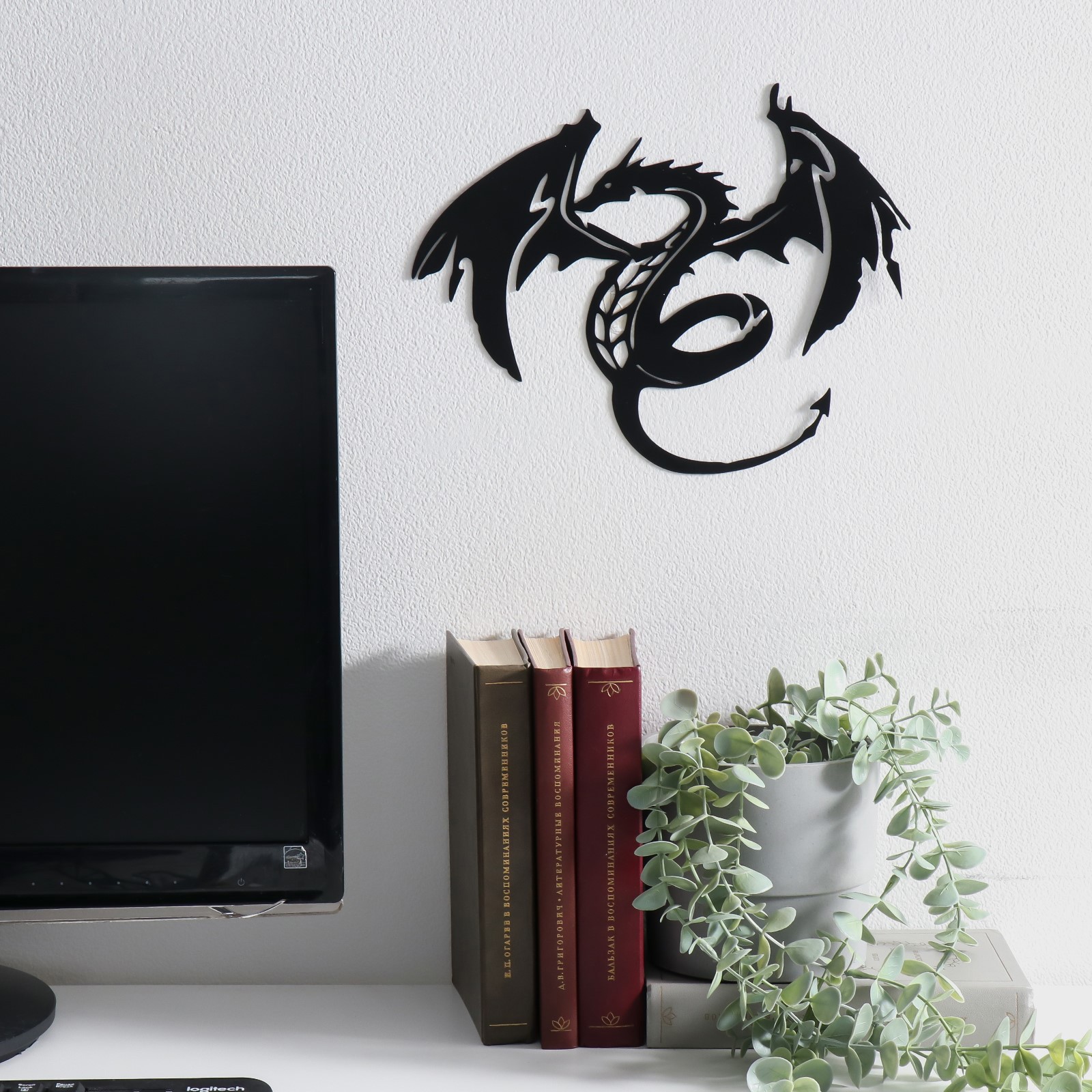 Изображение товара Панно декоративное "Китайский дракон" 28x22 см