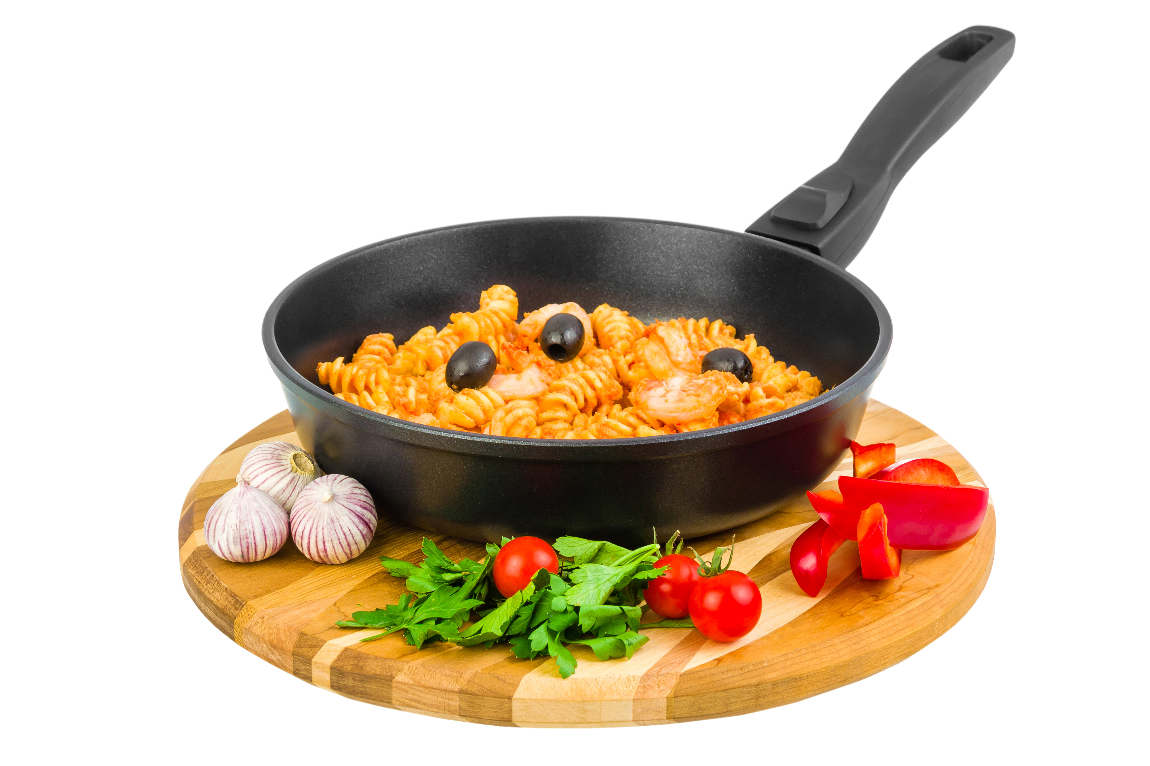 Изображение товара Сковорода без крышки Elan gallery Гармония вкуса 22 см алюминий цвет черный