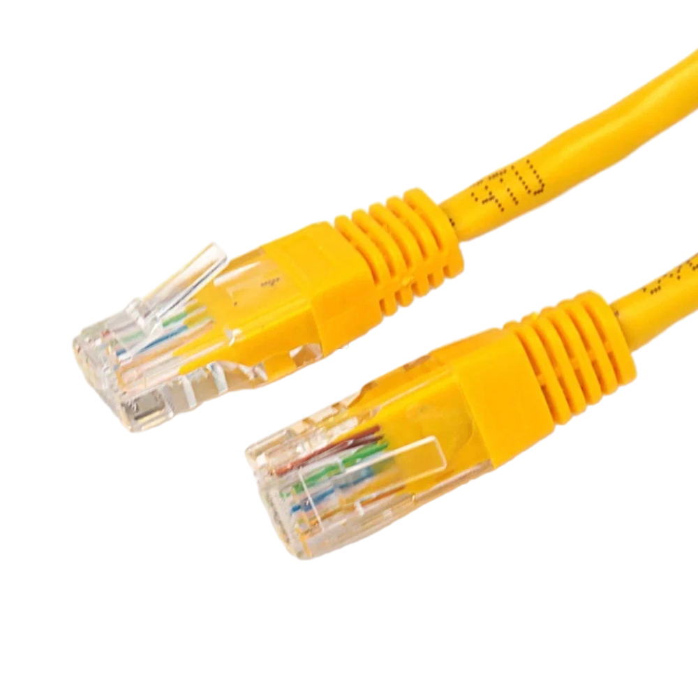Изображение товара Патч-корд Ripo UTP Cat 5E RJ45 1 м цвет желтый Изображение товара Патч-корд Ripo UTP Cat 5E RJ45 1 м цвет желтый