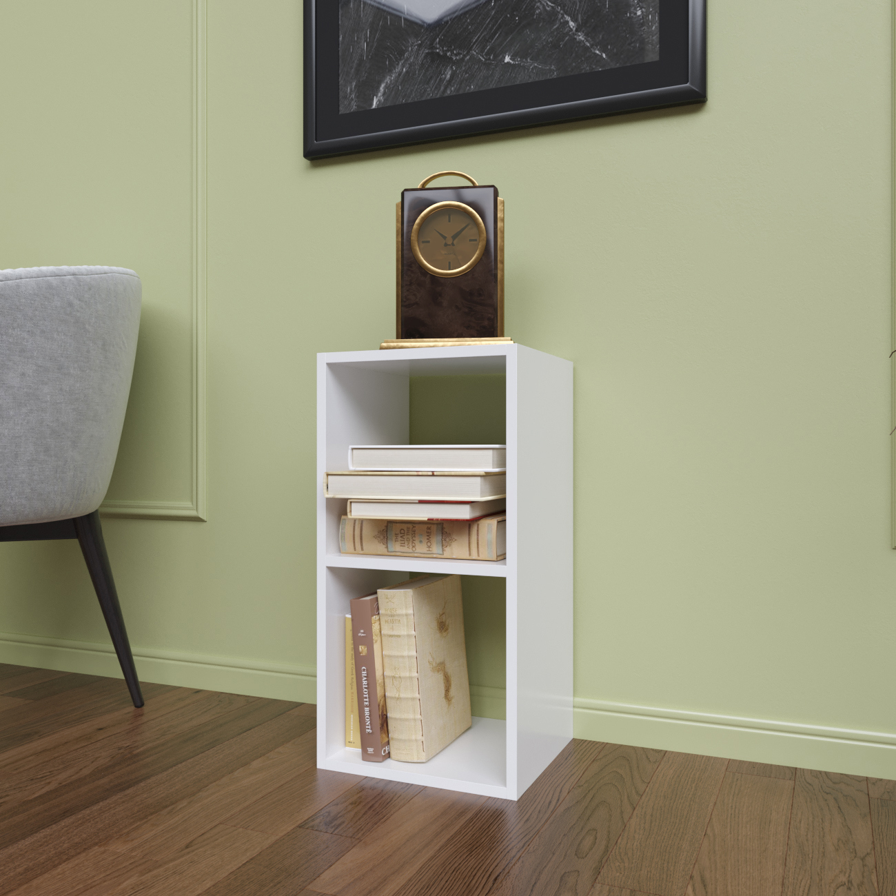 Изображение товара Стеллаж Rimsten Белый 33x65x30 см ЛДСП (1 год гарантия) Изображение товара Стеллаж Rimsten Белый 33x65x30 см ЛДСП (1 год гарантия)