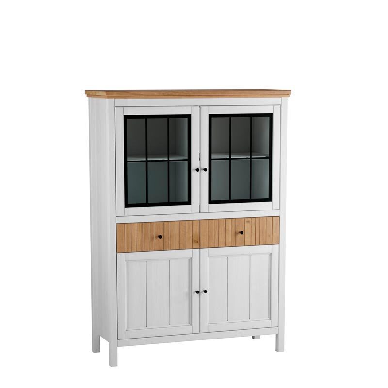 Изображение товара Комод ДОМ МЕБЕЛИ ИЗ СОСНЫ Сканди 222 110x44x153 см белый/антик Изображение товара Комод ДОМ МЕБЕЛИ ИЗ СОСНЫ Сканди 222 110x44x153 см белый/антик