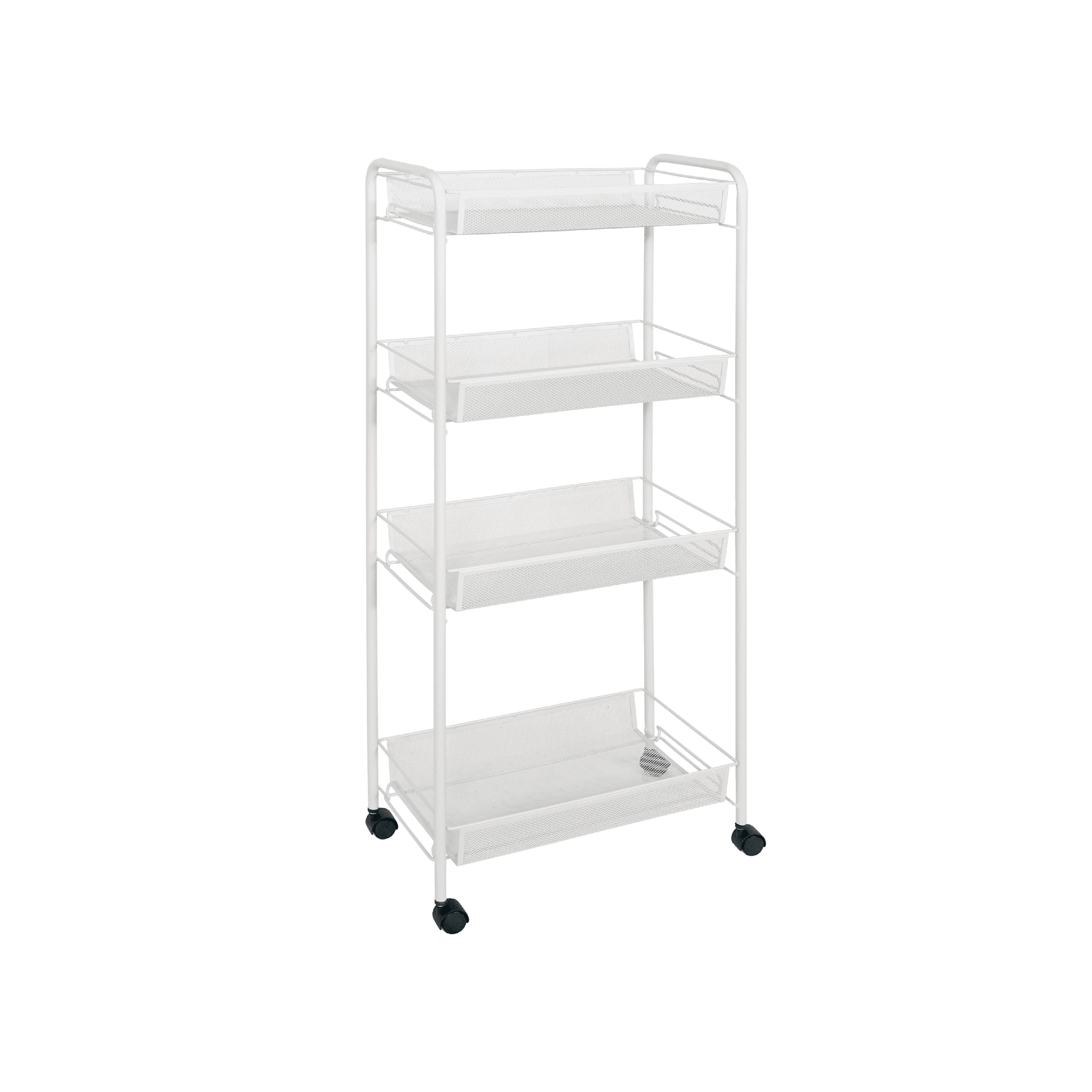 Изображение товара Стеллаж с секциями Зми 44x100x25 см металл цвет белый нагрузка на полку до 10 кг