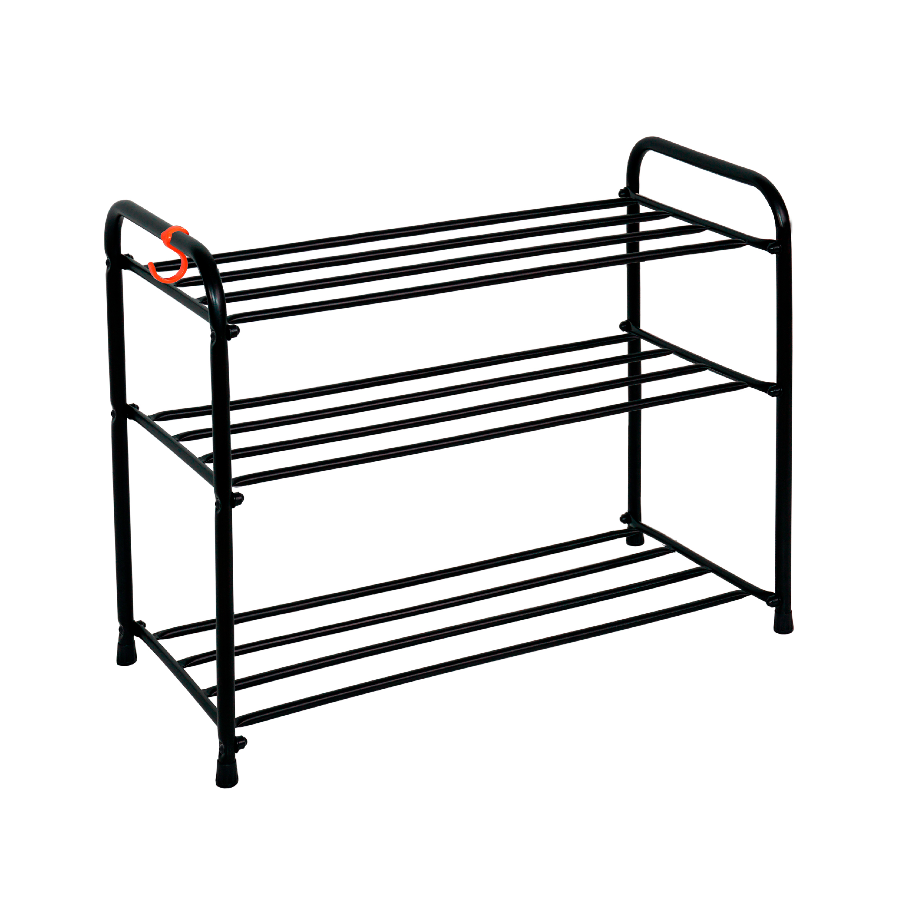 Изображение товара Обувница Зми Альфа 23 65x48x40 см из металла на 9 пар черная