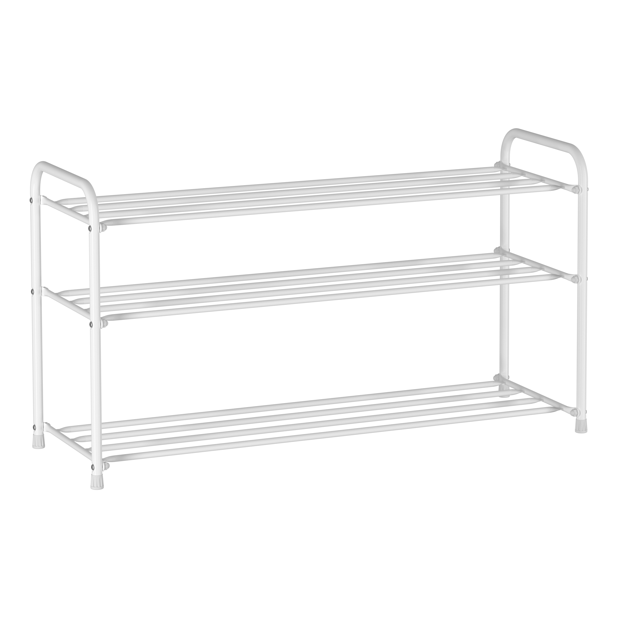 Изображение товара Подставка для обуви Зми Альфа 33 87x48x30 см металлическая белая
