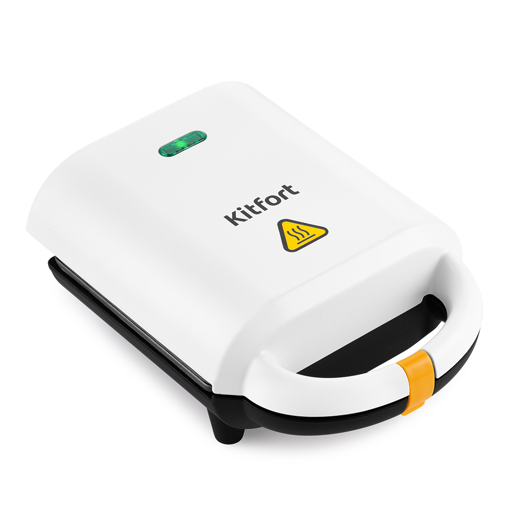 Изображение товара Вафельница Kitfort КТ-1695 белый для бельгийских вафель антипригарное покрытие
