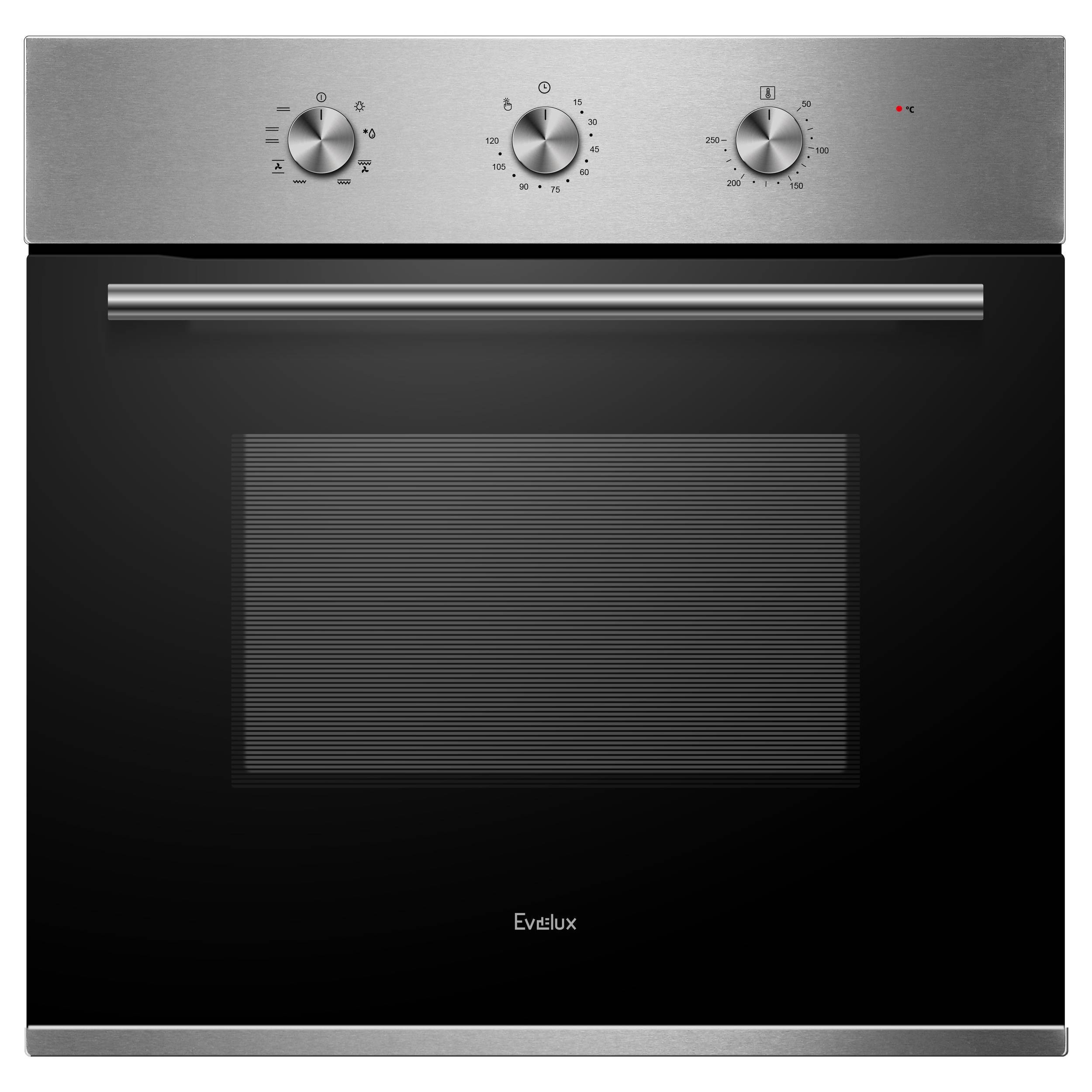 Изображение товара Электрический духовой шкаф Evelux Eo 620 x 60x57.5x59.5 см цвет нержавеющая сталь