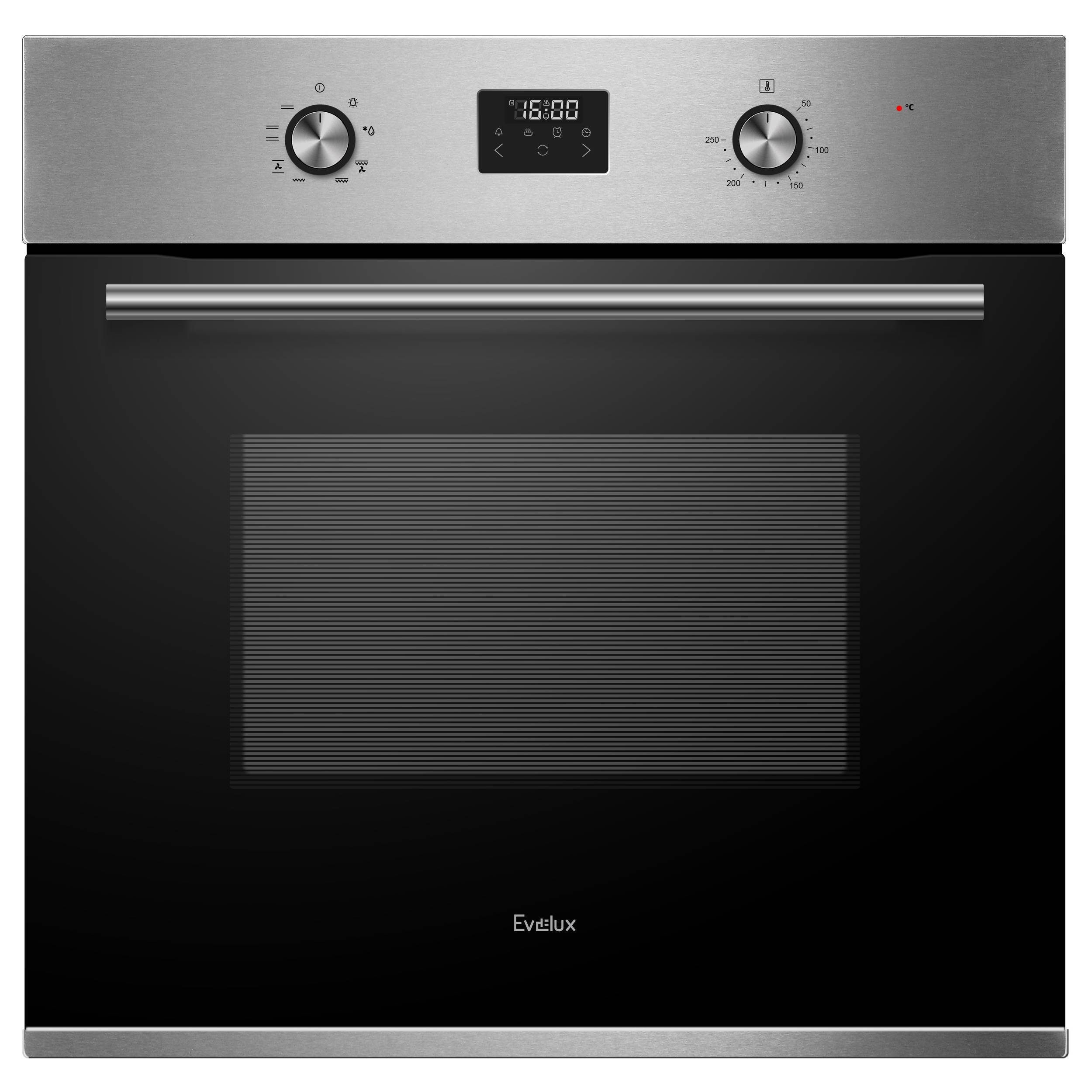 Изображение товара Электрический встраиваемый духовой шкаф Evelux EO 630 PX 60x57.5x59.5 см нержавеющая сталь