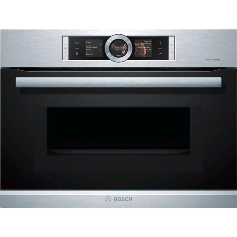 Изображение товара Электрический встраиваемый духовой шкаф Bosch Serie 8 CMG656RS1I 59.4x45.5x54.8 см цвет черный/нержавеющая сталь Изображение товара Электрический встраиваемый духовой шкаф Bosch Serie 8 CMG656RS1I 59.4x45.5x54.8 см цвет черный/нержавеющая сталь