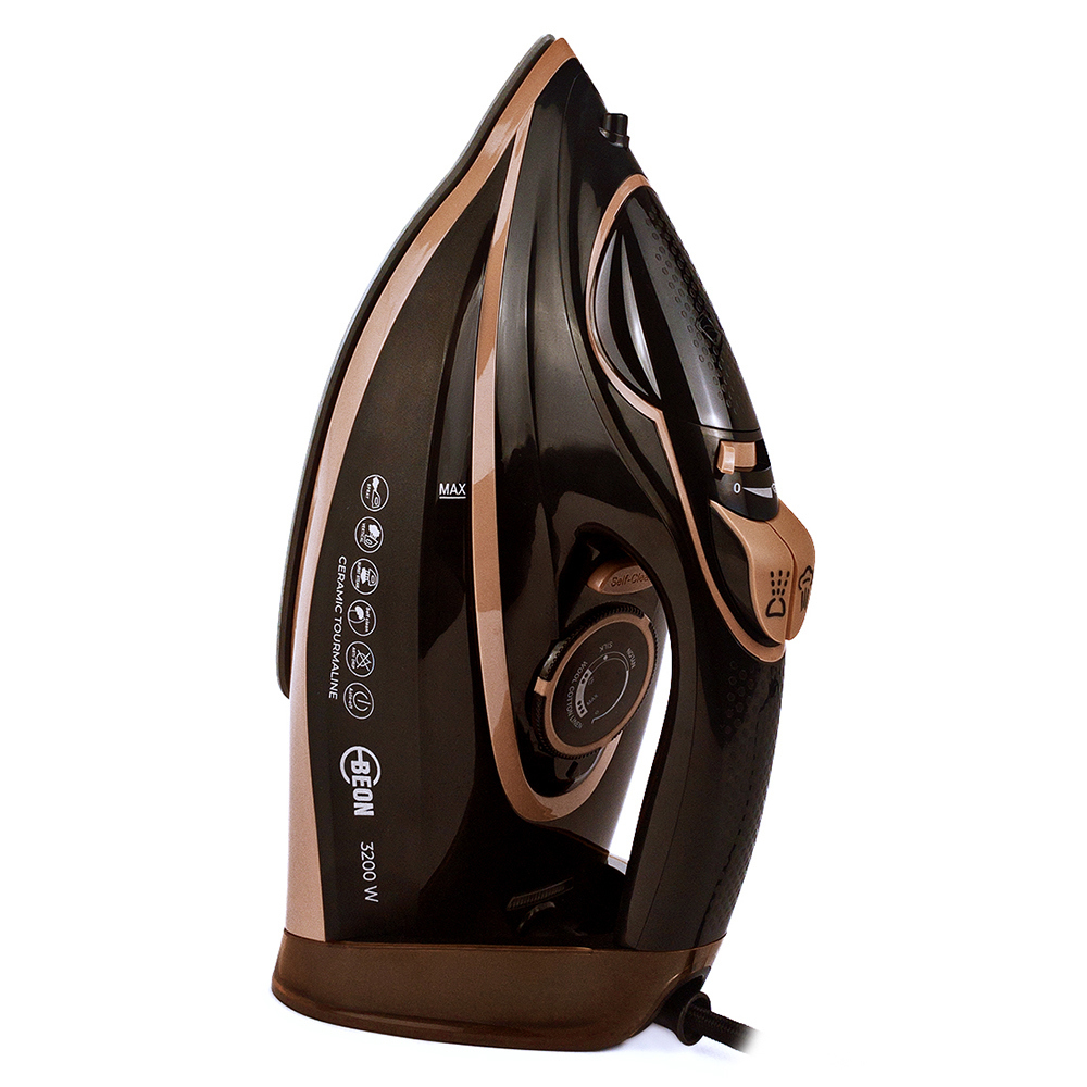 Изображение товара Электрический утюг BEON BN-8710 с керамической подошвой и функциями отпаривания