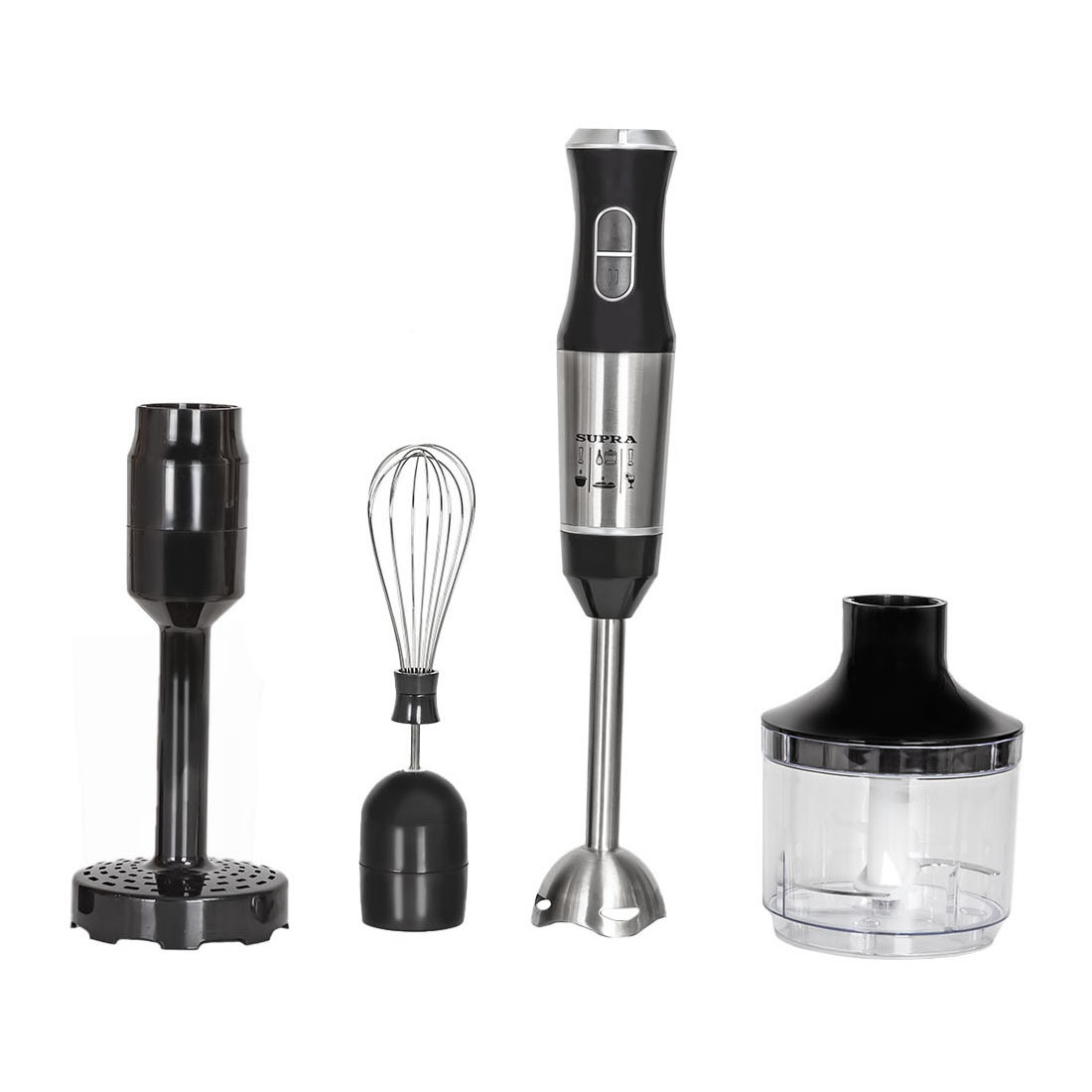 Изображение товара Погружной блендер SUPRA HBS-799 800Вт 2 скорости черный