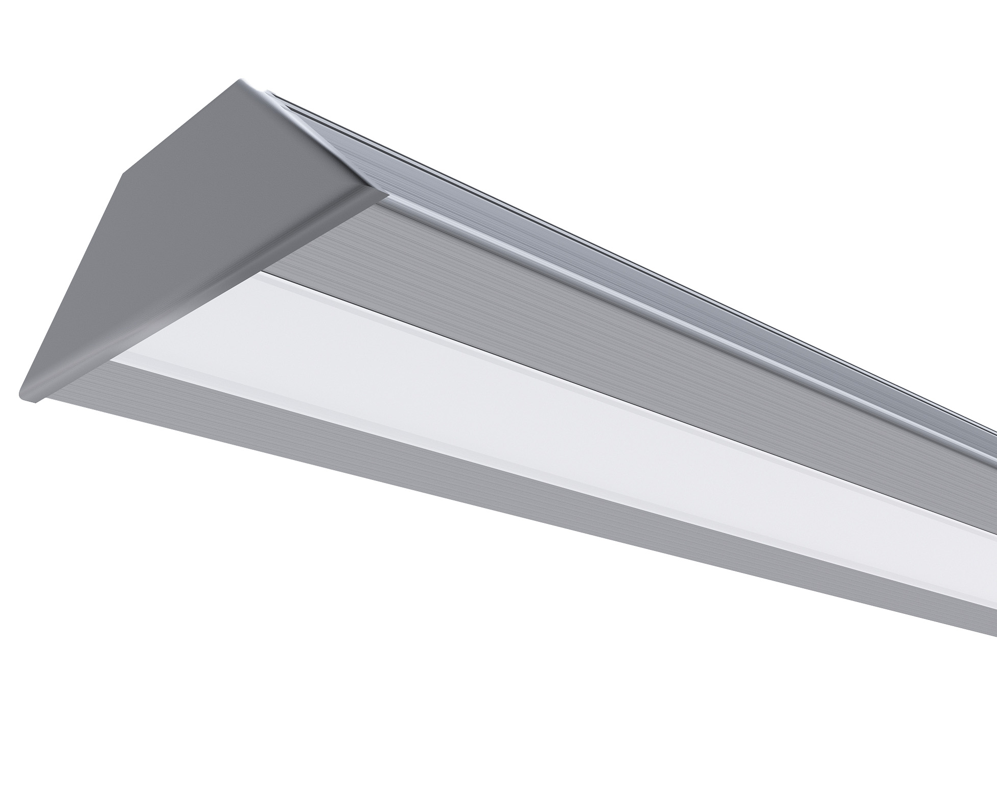 Изображение товара Профиль Inspire для светодиодной ленты 1 м угловой алюминиевый серый IP44 светодиодный