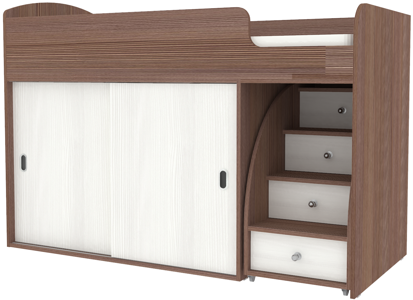 Изображение товара Кровать Кариви Малыш 164x110 см для детей от 2 до 8 лет