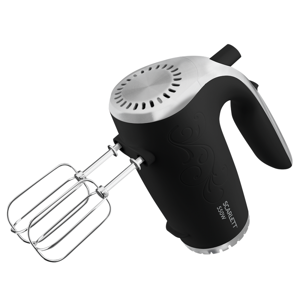 Изображение товара Ручной миксер Scarlett SC-HM40S09 5 скоростей черный компактный