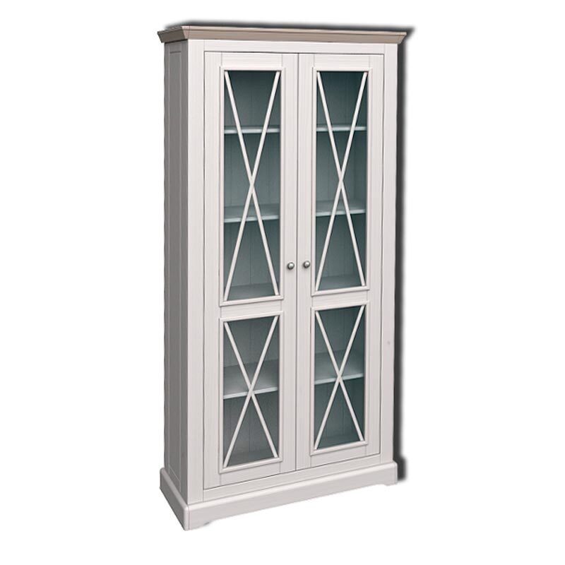 Изображение товара Шкаф-витрина Форест из массива сосны с двумя дверями