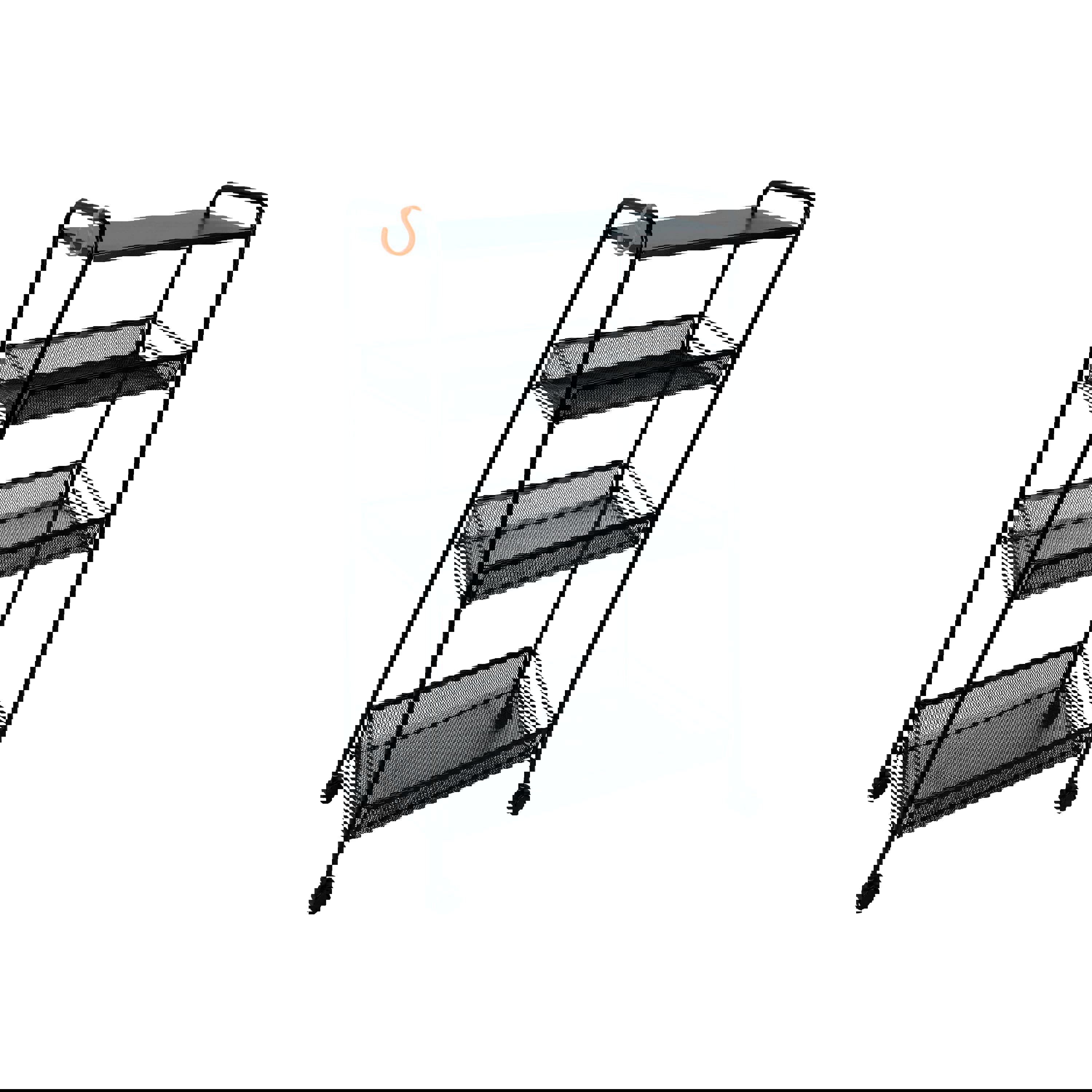 Изображение товара Этажерка с ящиками на колесах ЗМИ 45x88x30 см сталь цвет черный